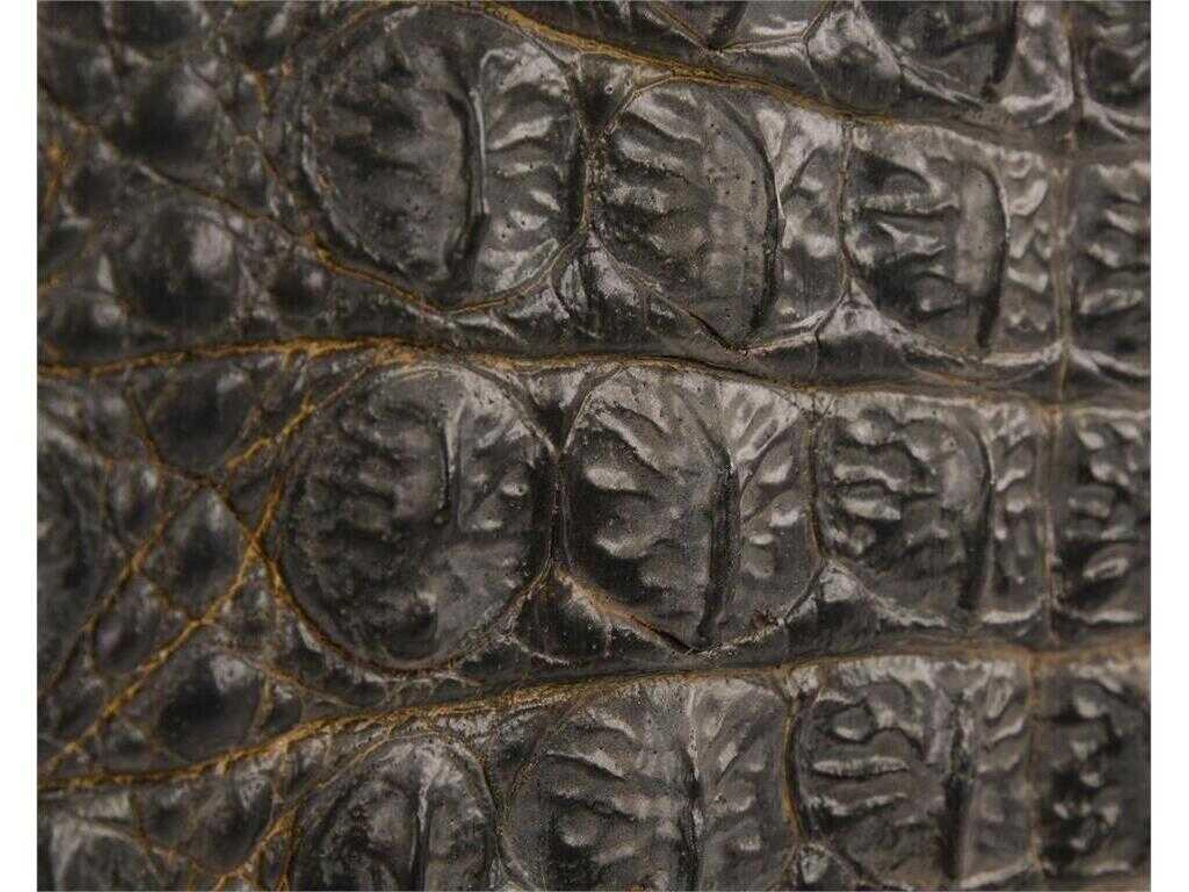 John Richard Greystoke 76" Ash Wood Black Gold Sideboard