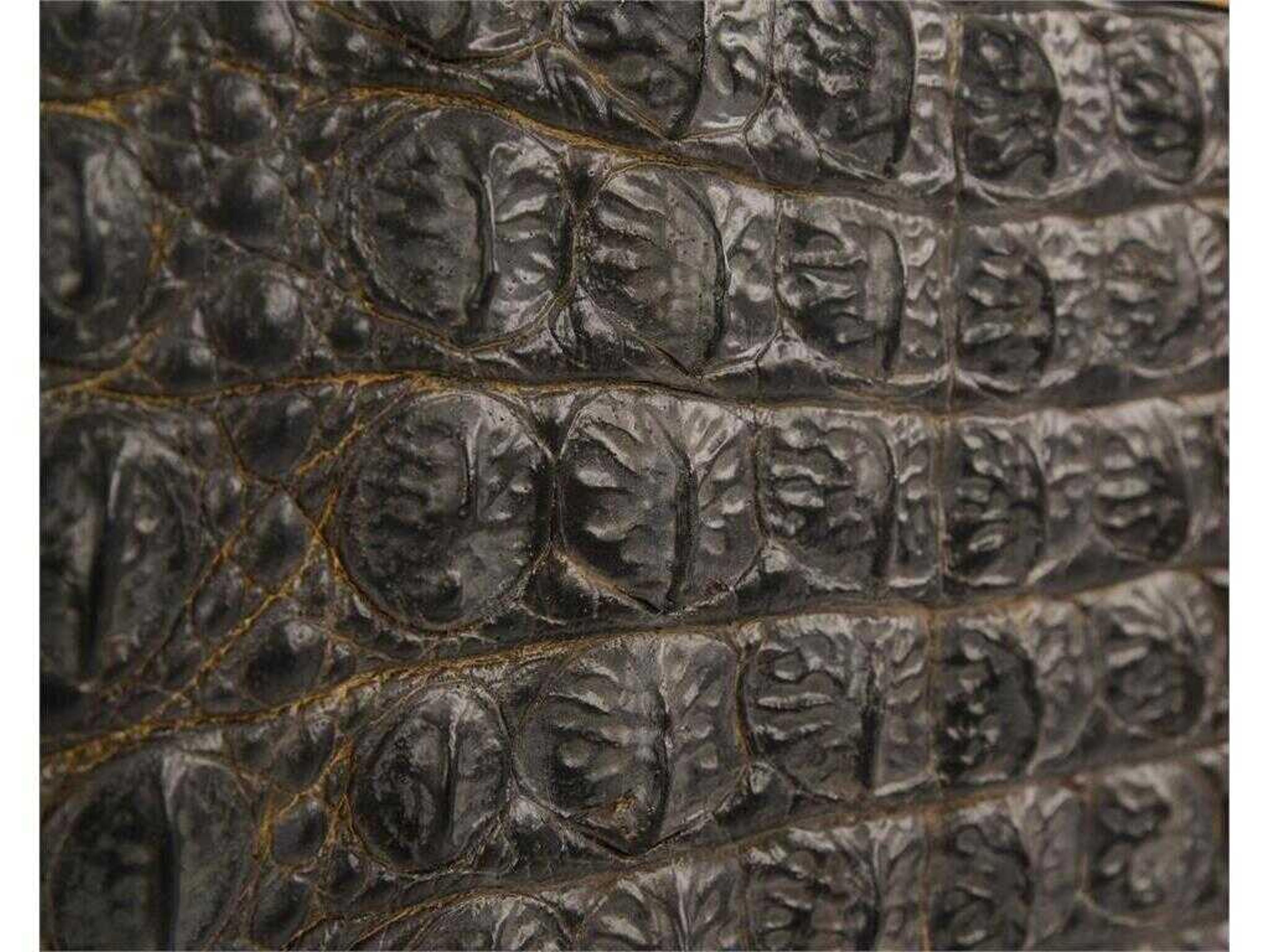 John Richard Greystoke 76" Ash Wood Black Gold Sideboard