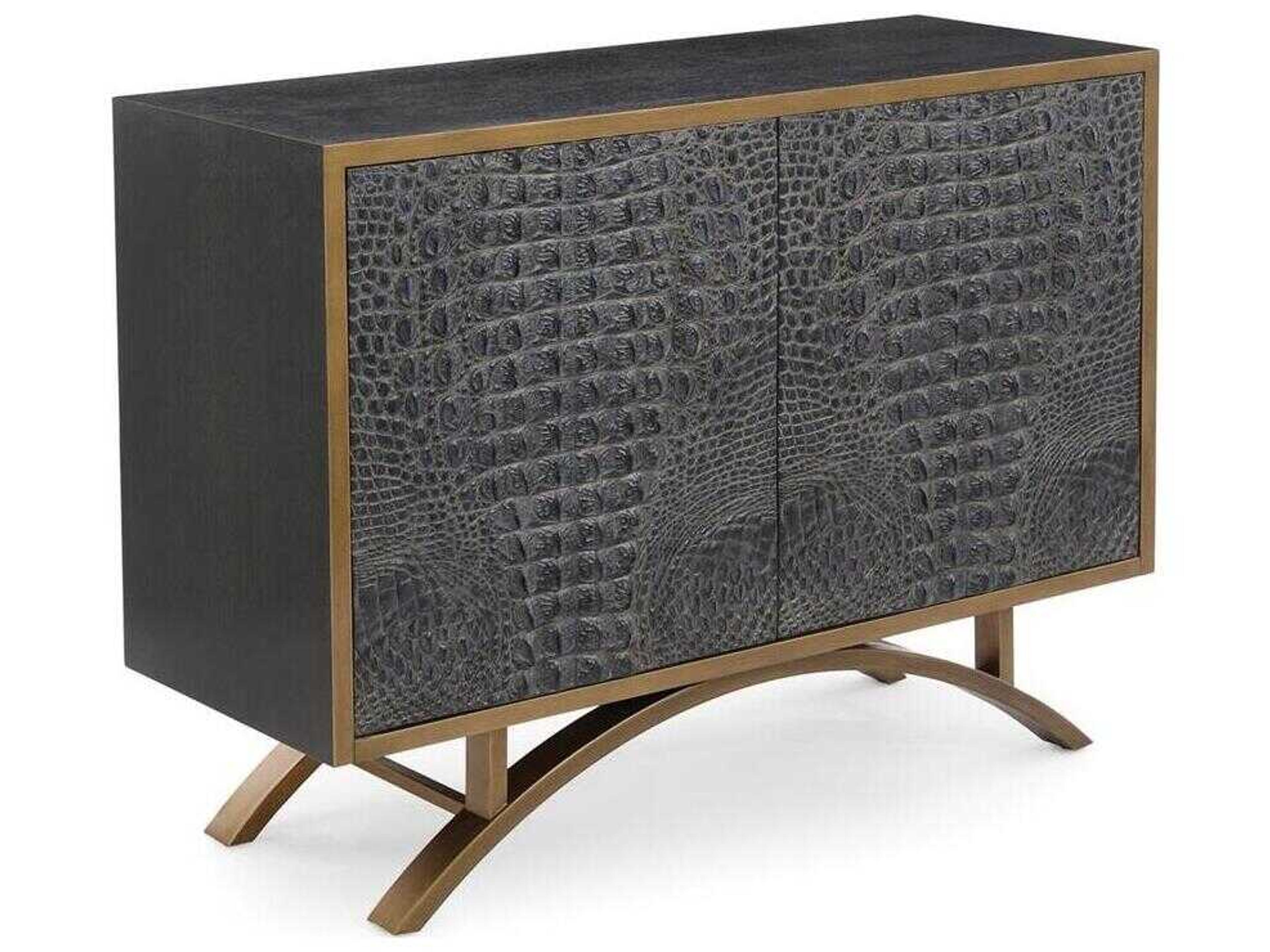 John Richard Greystoke Black Ash Wood Accent Chest