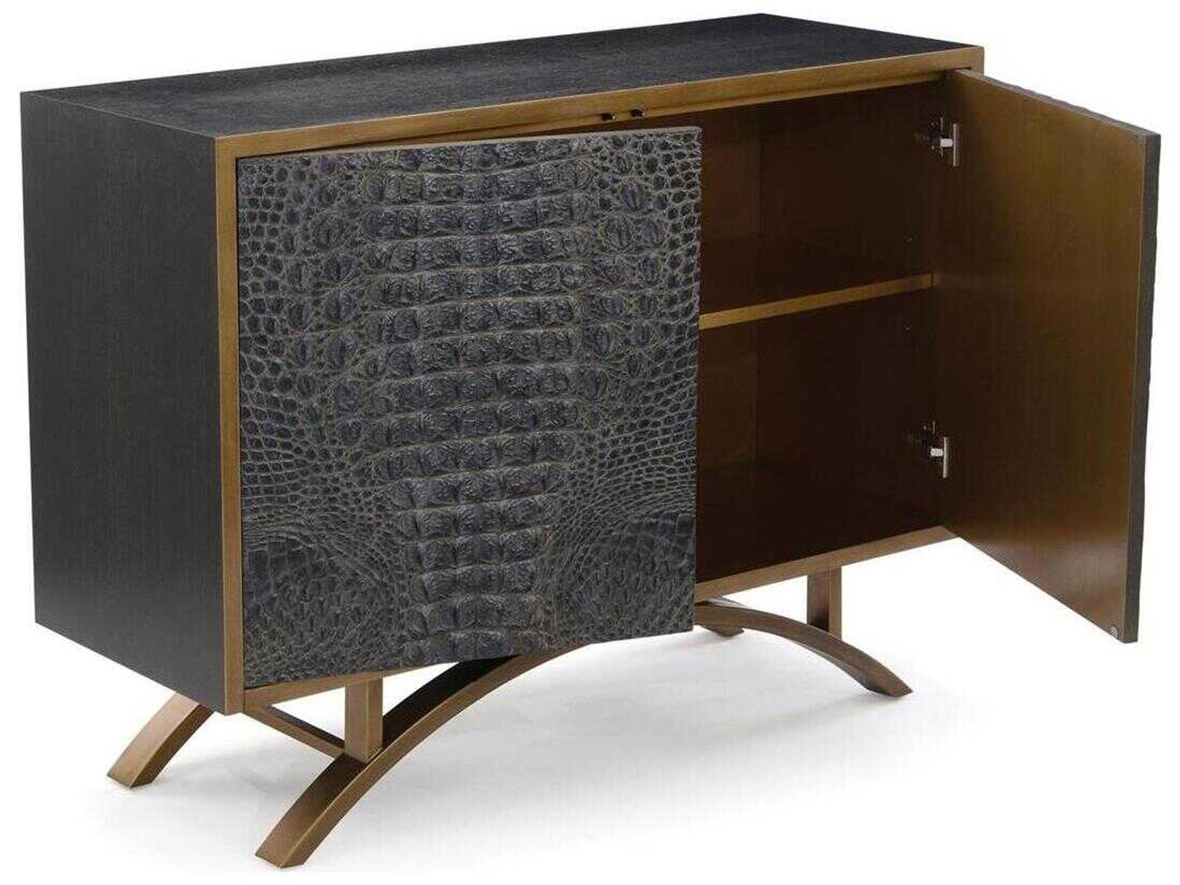 John Richard Greystoke Black Ash Wood Accent Chest