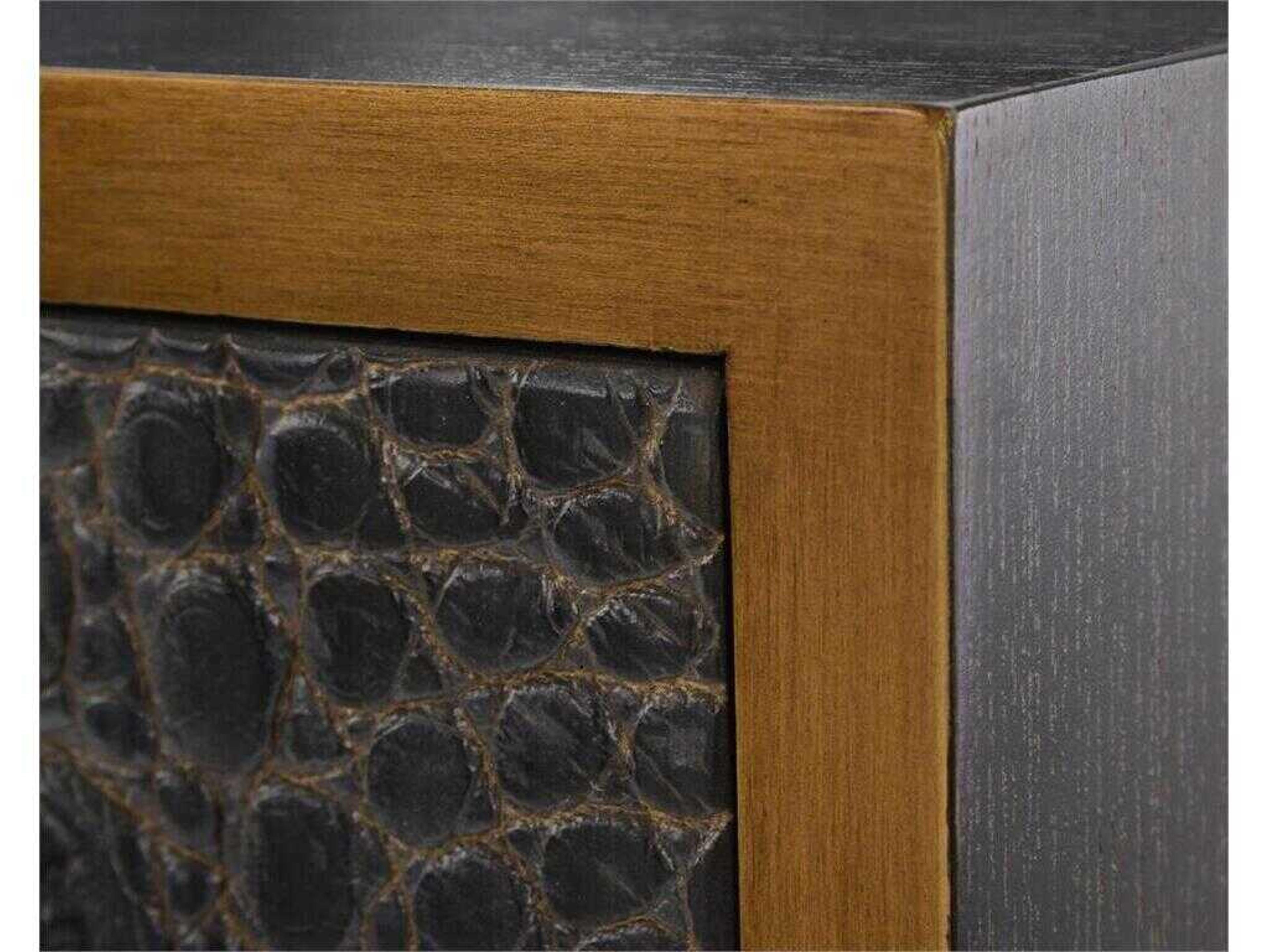 John Richard Greystoke Black Ash Wood Accent Chest