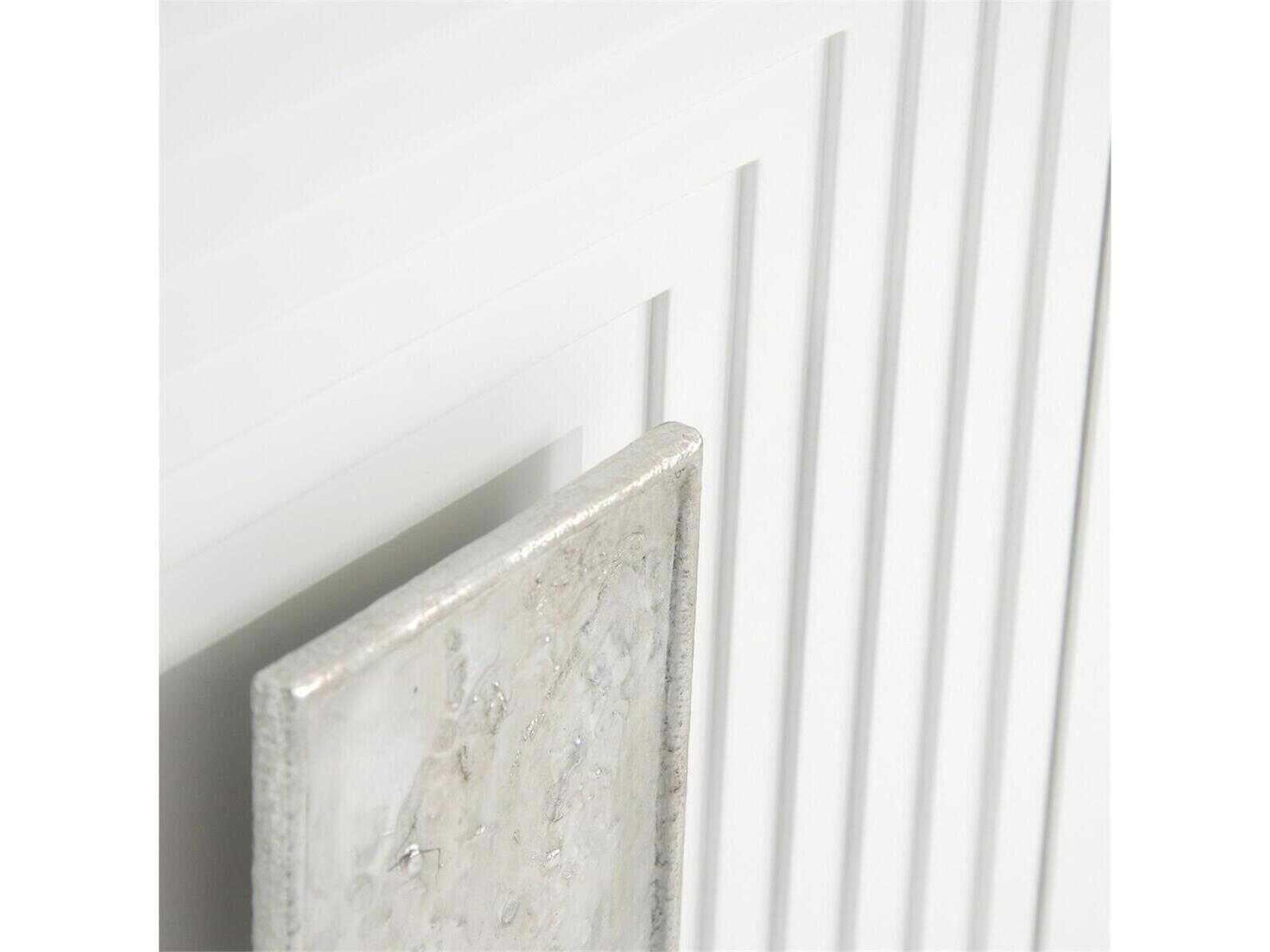 John Richard Mark McDowell Tesino 91" Beech Wood Beluga Pewter Silver Sideboard