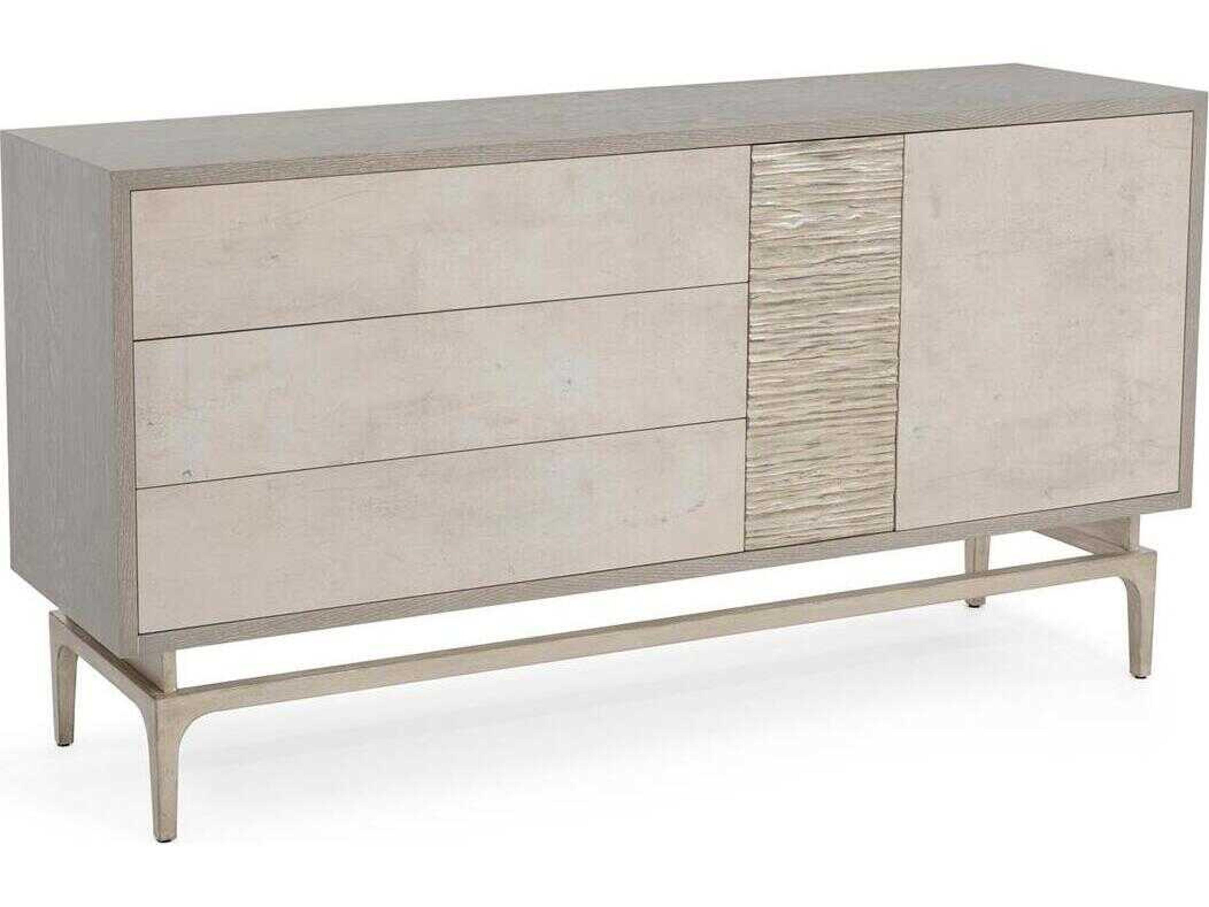 Mark McDowell Sakana 68" Grey Tiza Gesso Sideboard
