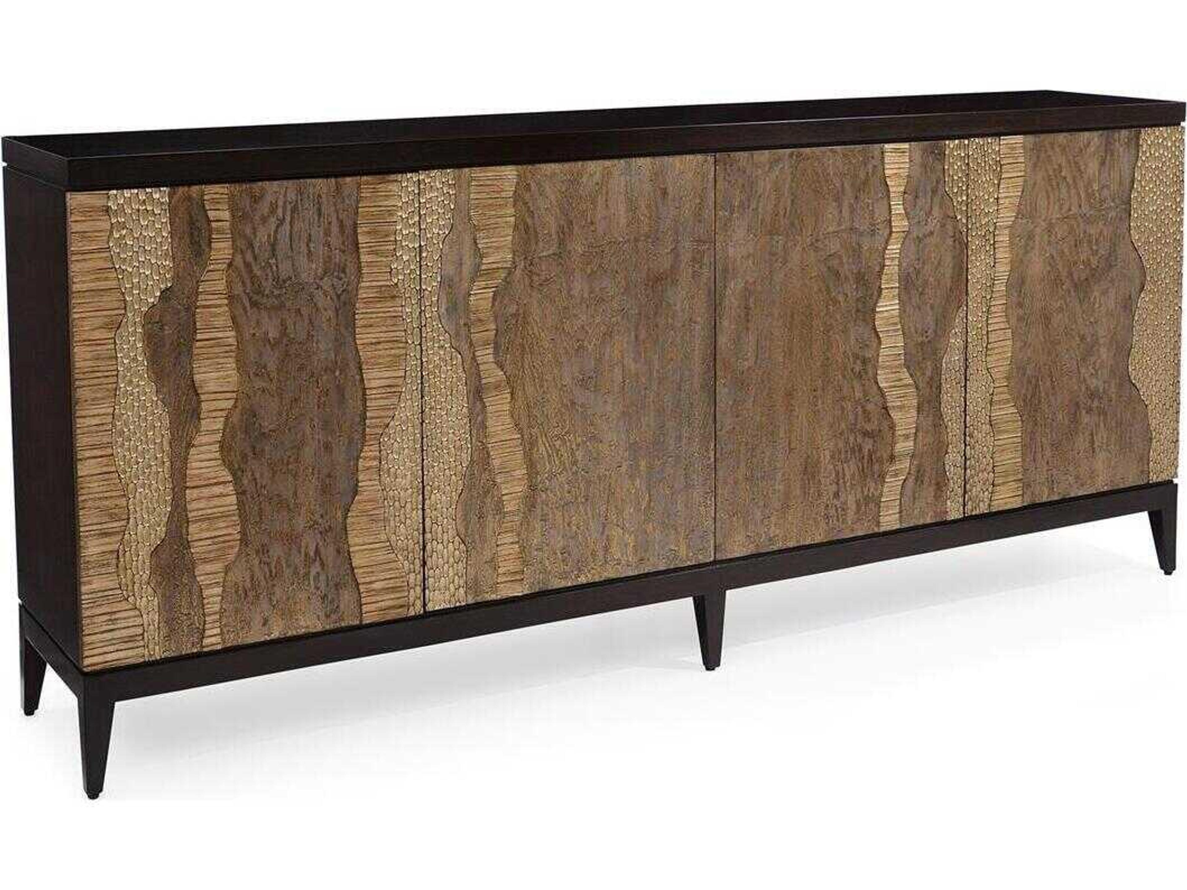 River's Edge Sideboard Textured Four Door Cabinet