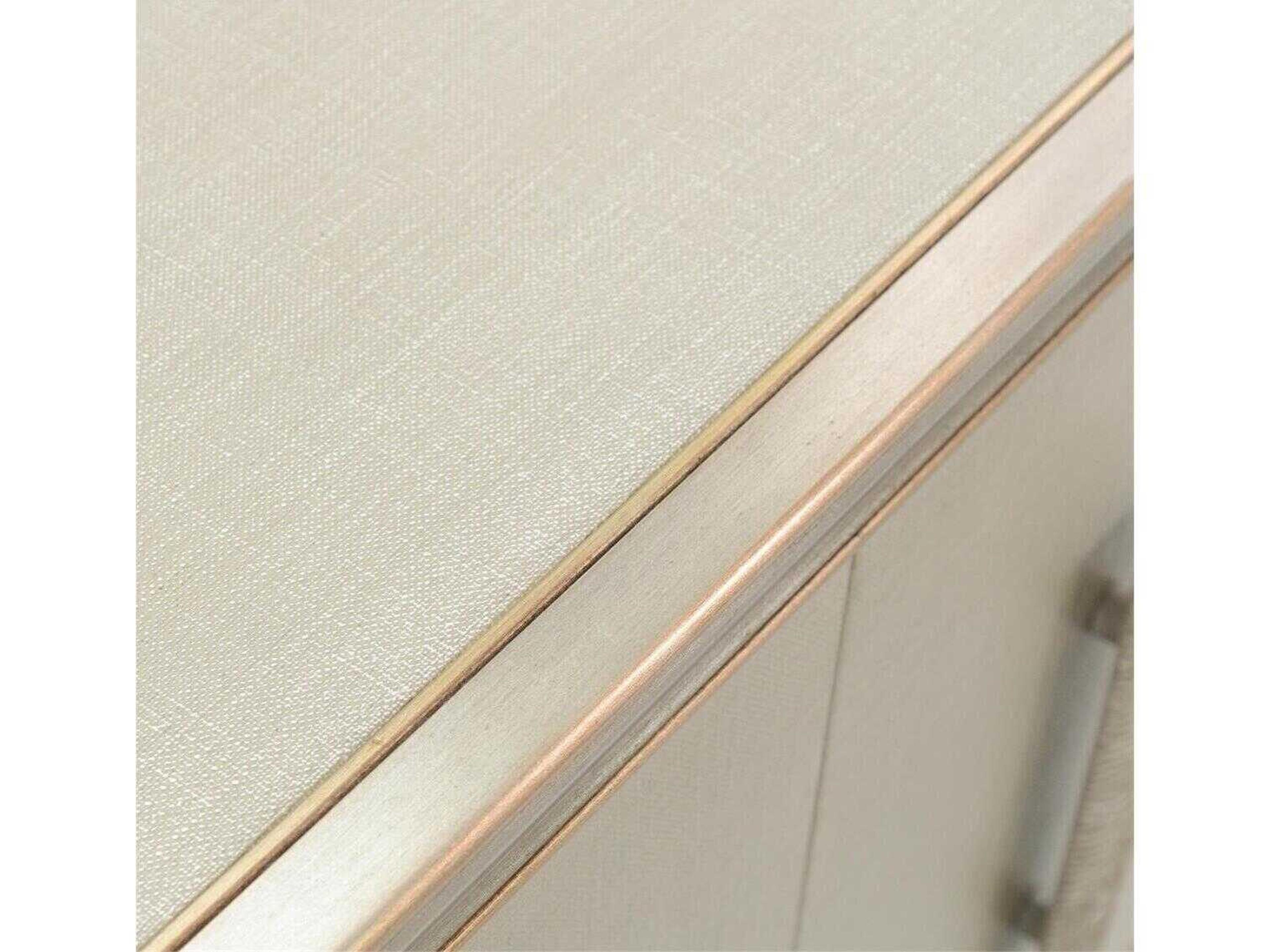 John Richard Mark McDowell Cefalu 82" Beech Wood Burnished Pewter Credenza Sideboard