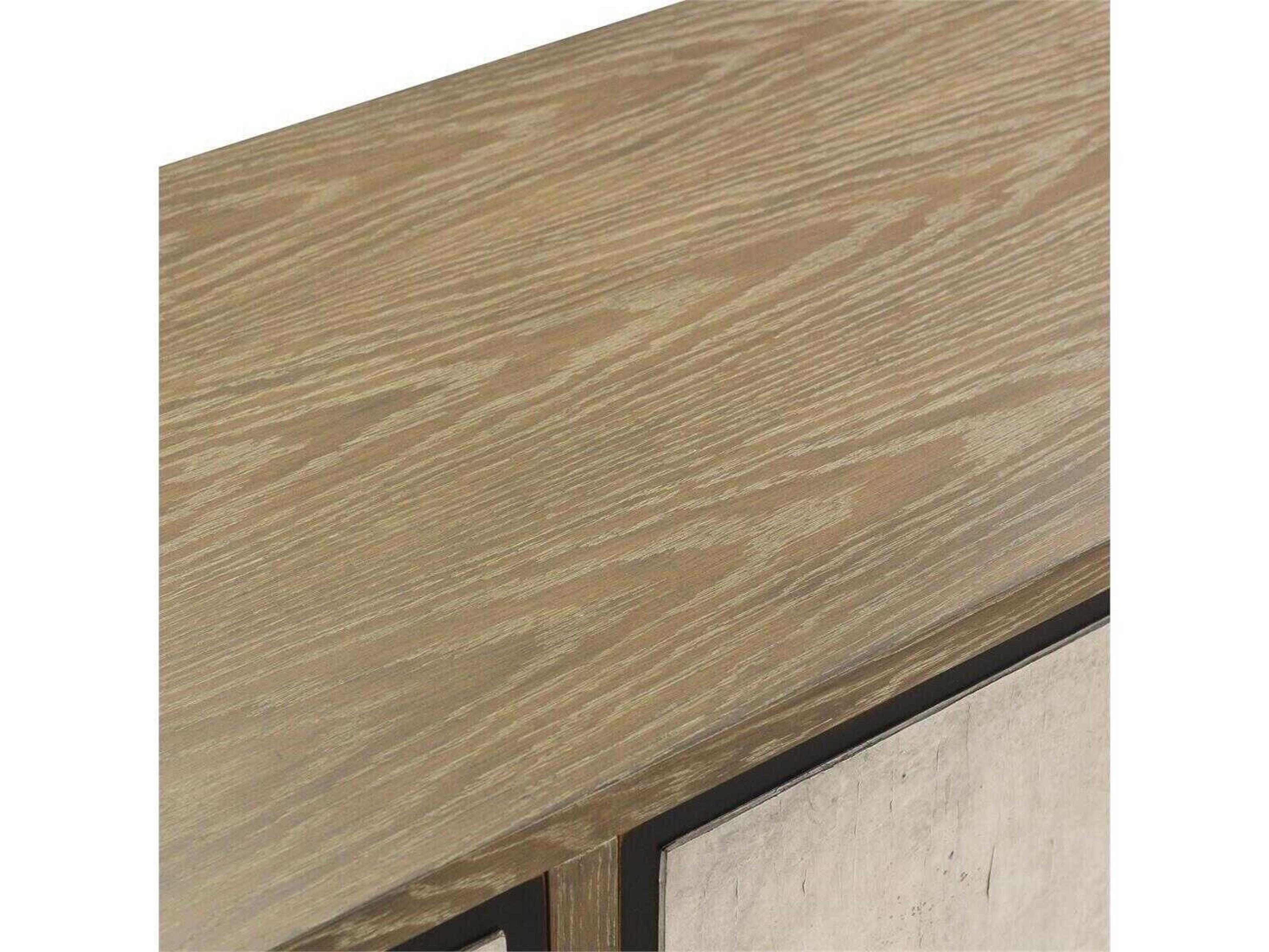 John Richard Mark McDowell Kaya 95" Beech Wood Driftwood Credenza Sideboard