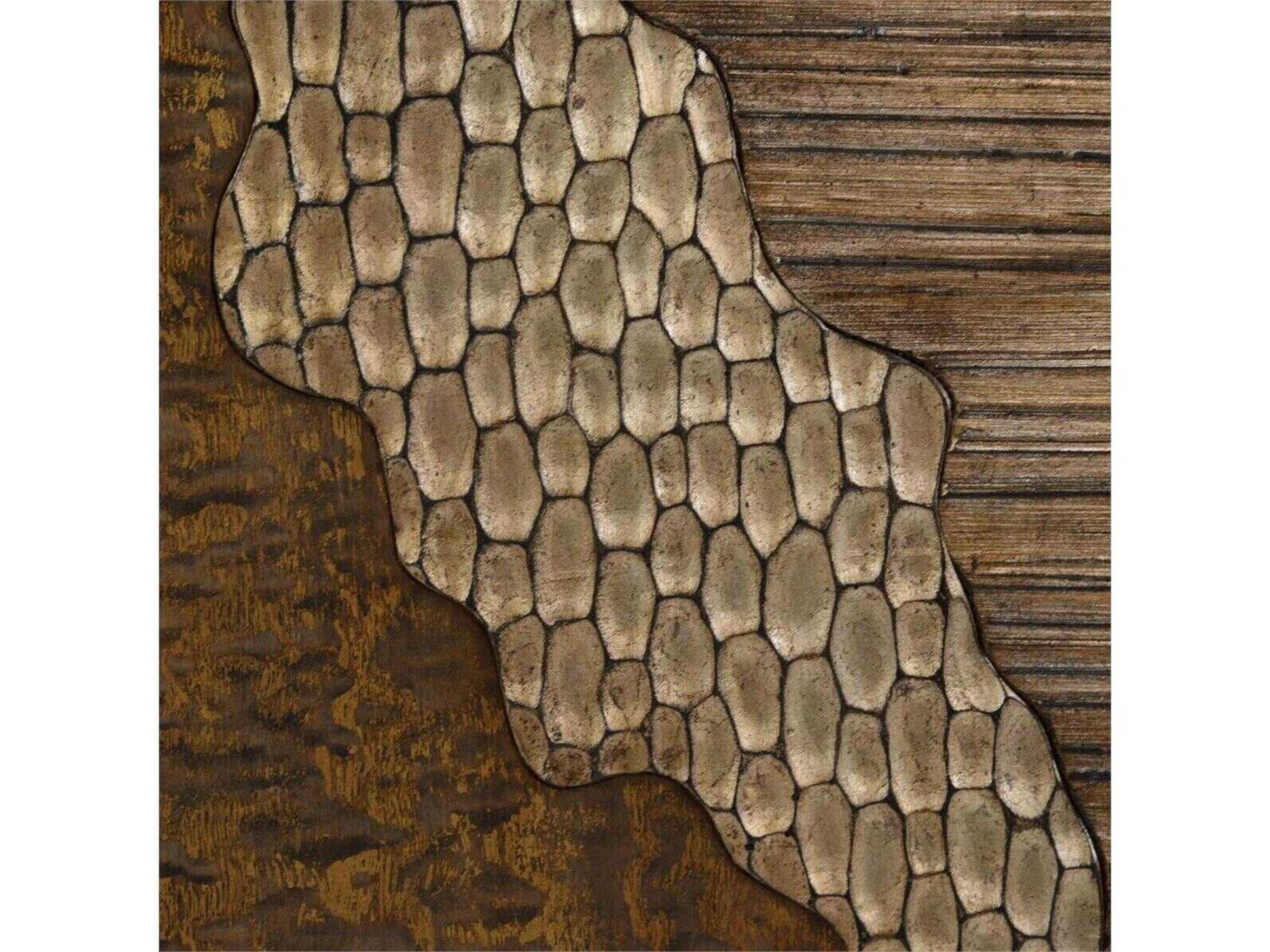 John Richard Mark McDowell River's Edge Espresso Brown Beech Wood Accent Chest