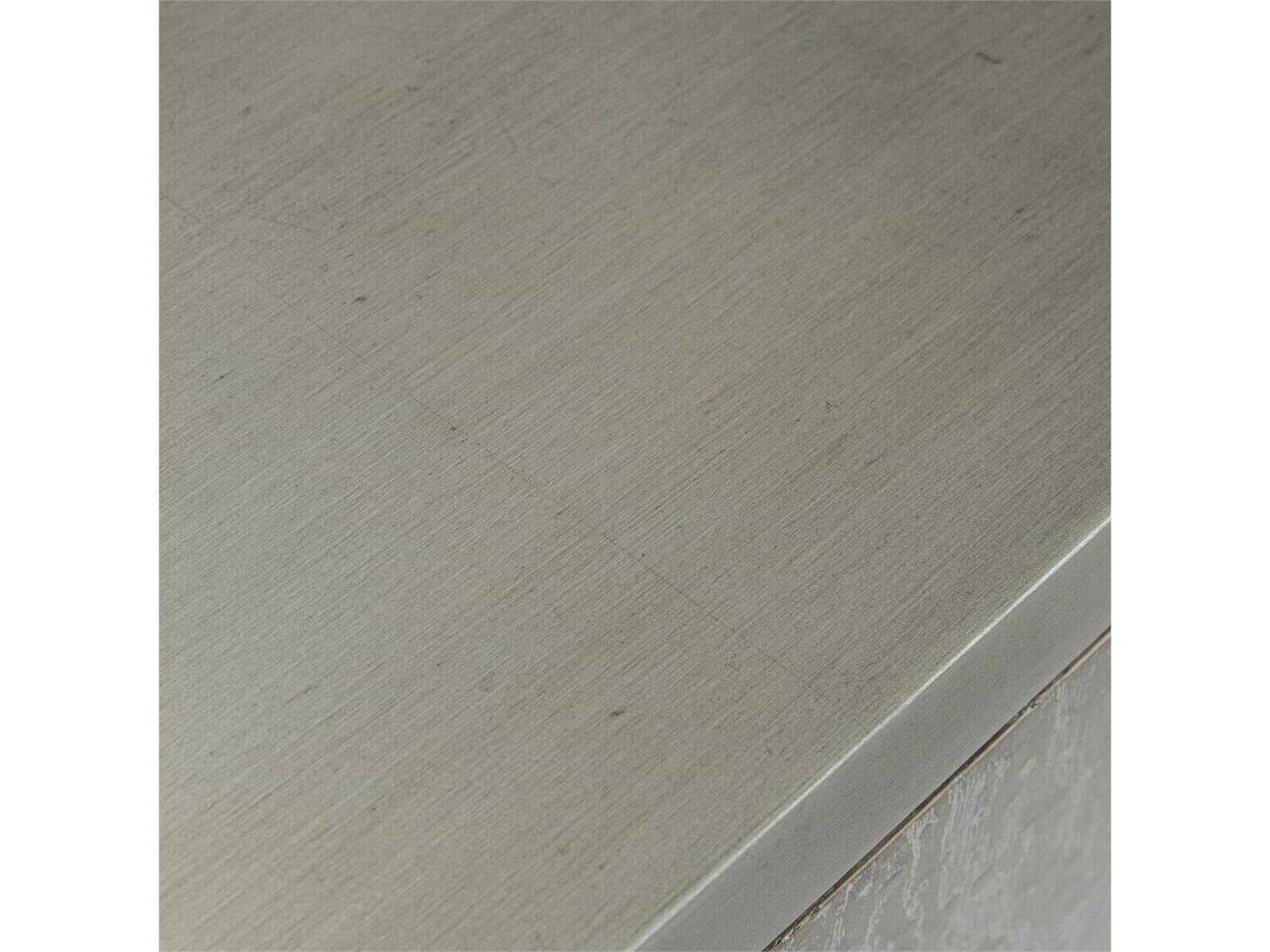 John Richard Mark McDowell River's Edge 95" Beech Wood Silver Credenza Sideboard