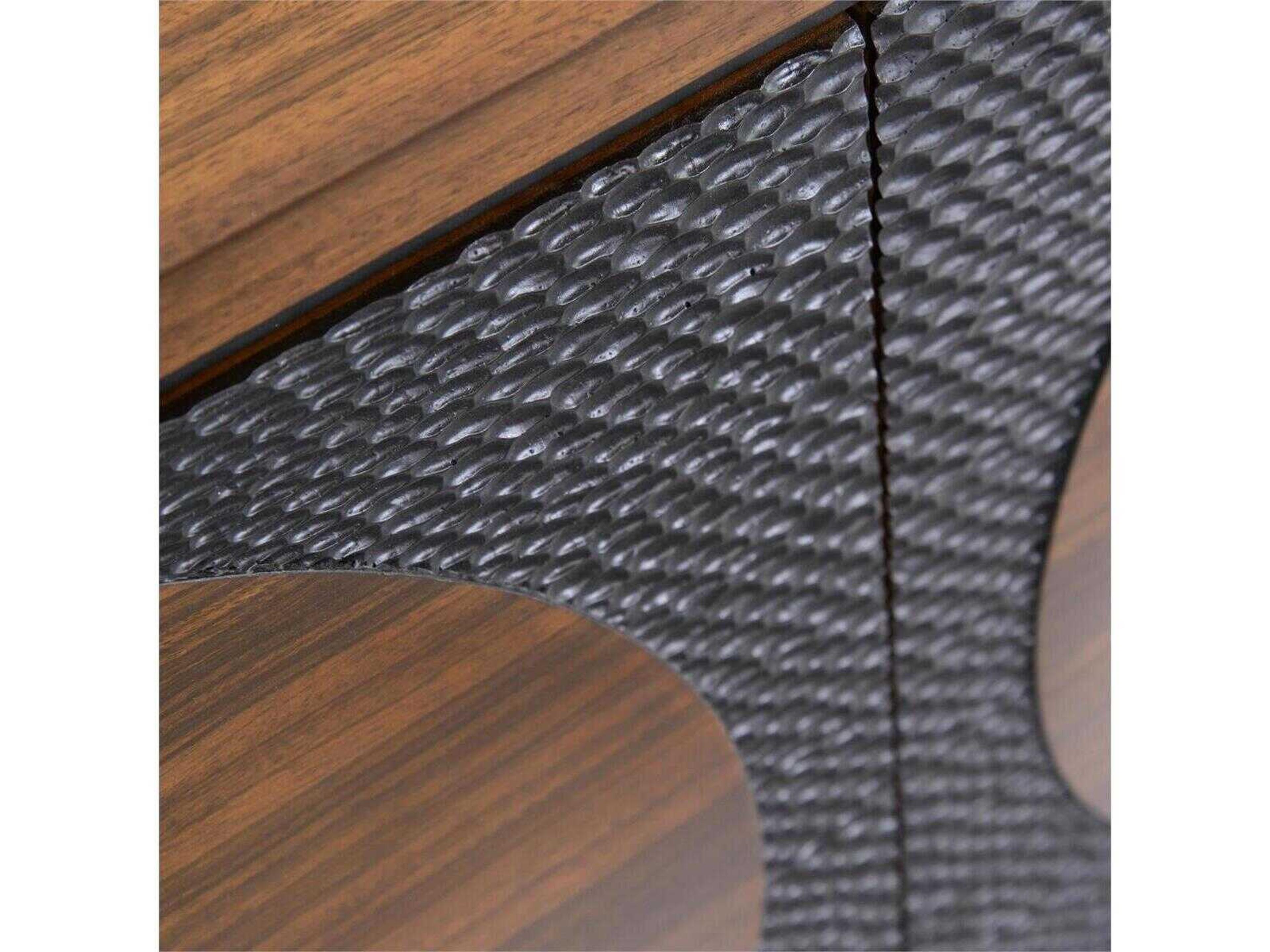 John Richard Hearthside 84" Beech Wood Black Brown Credenza Sideboard