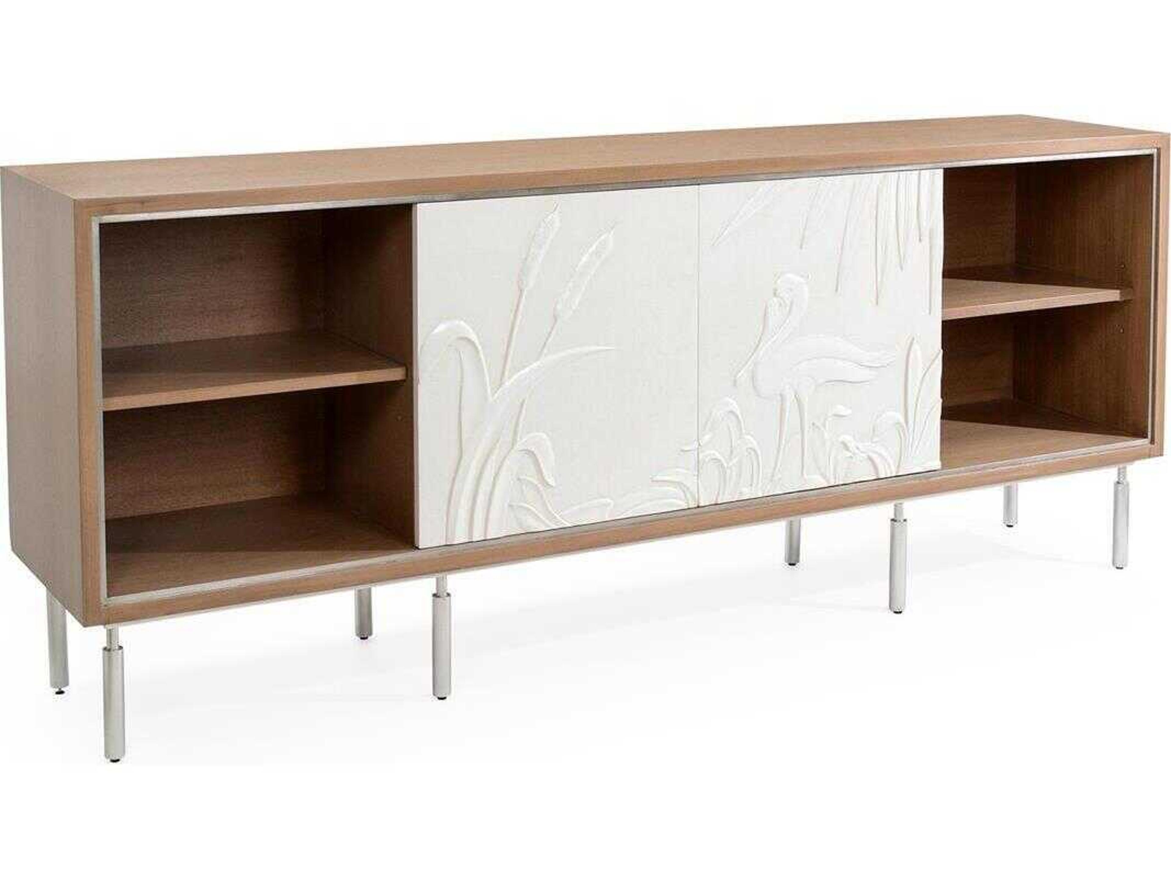 John Richard Bayside 84" Brown Sideboard