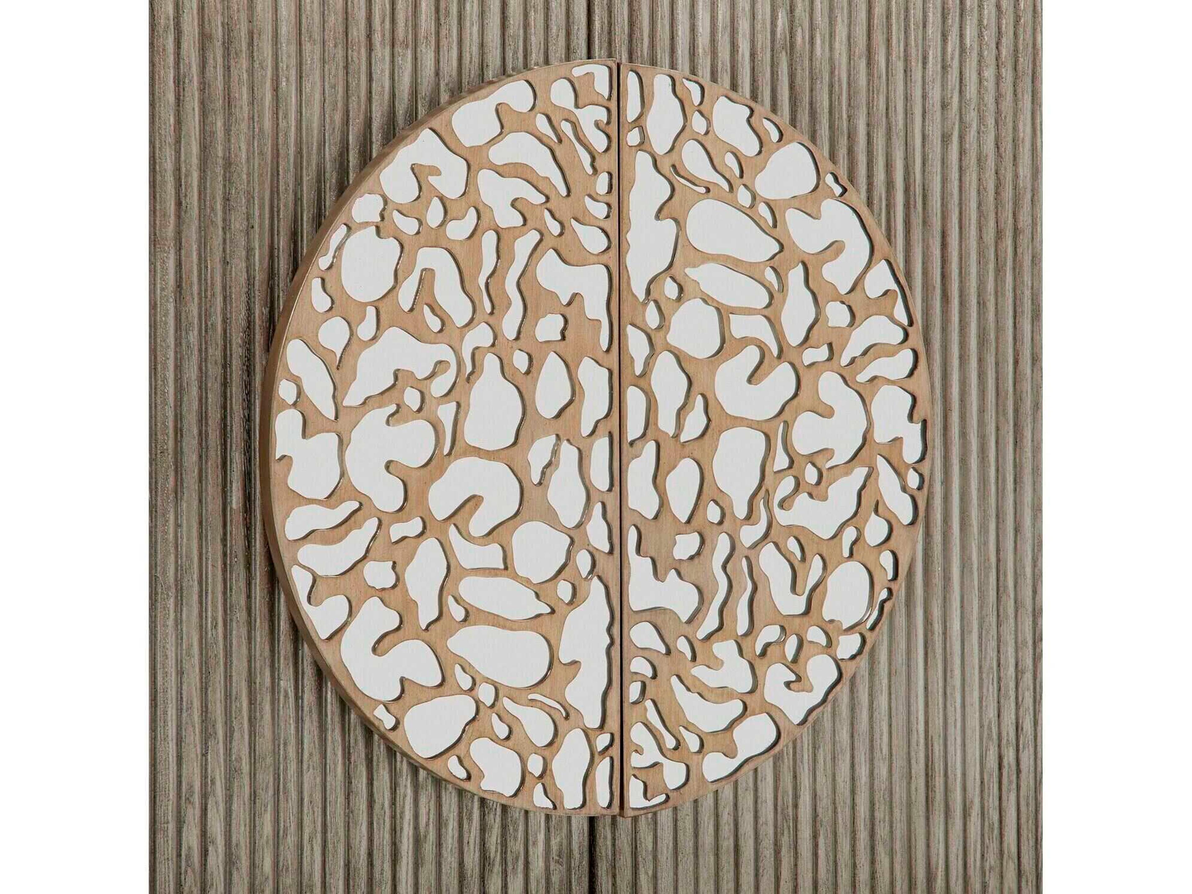 John Richard Moon Shadow 94" Valyrian Gold Sideboard