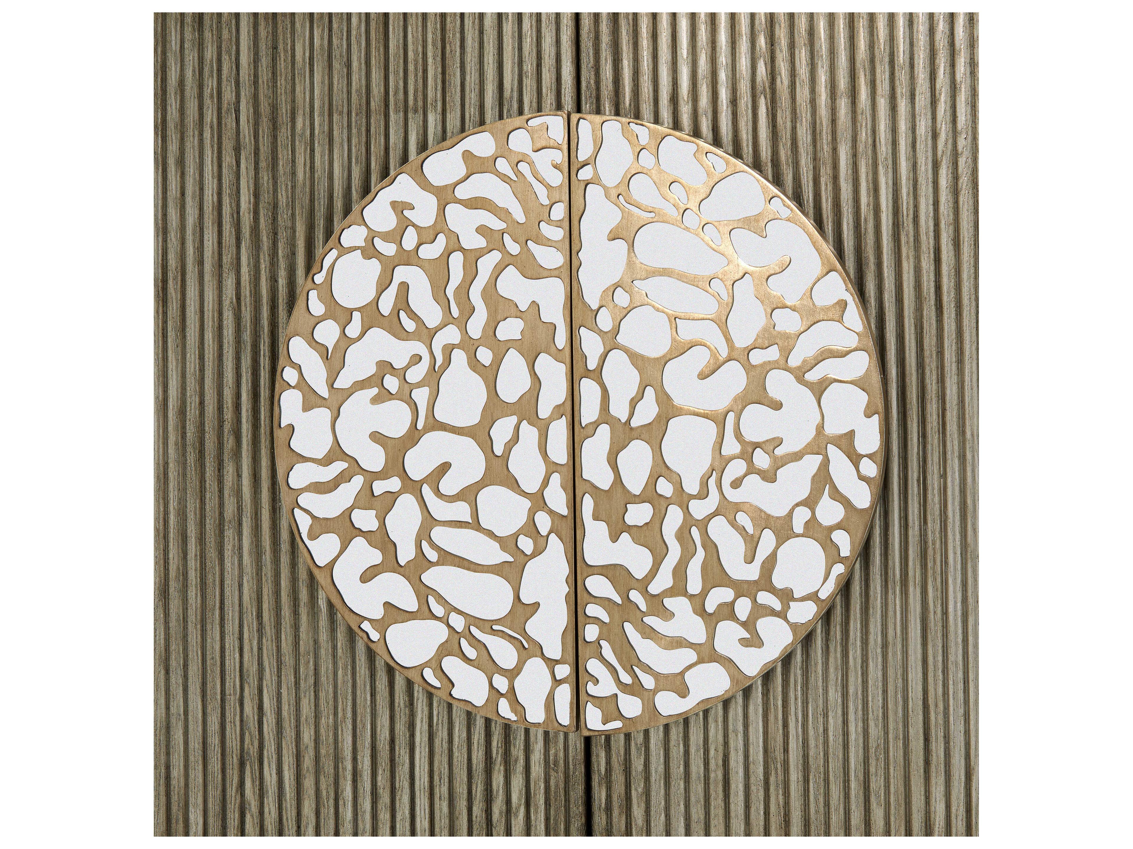 John Richard Moon Shadow 94" Valyrian Gold Sideboard