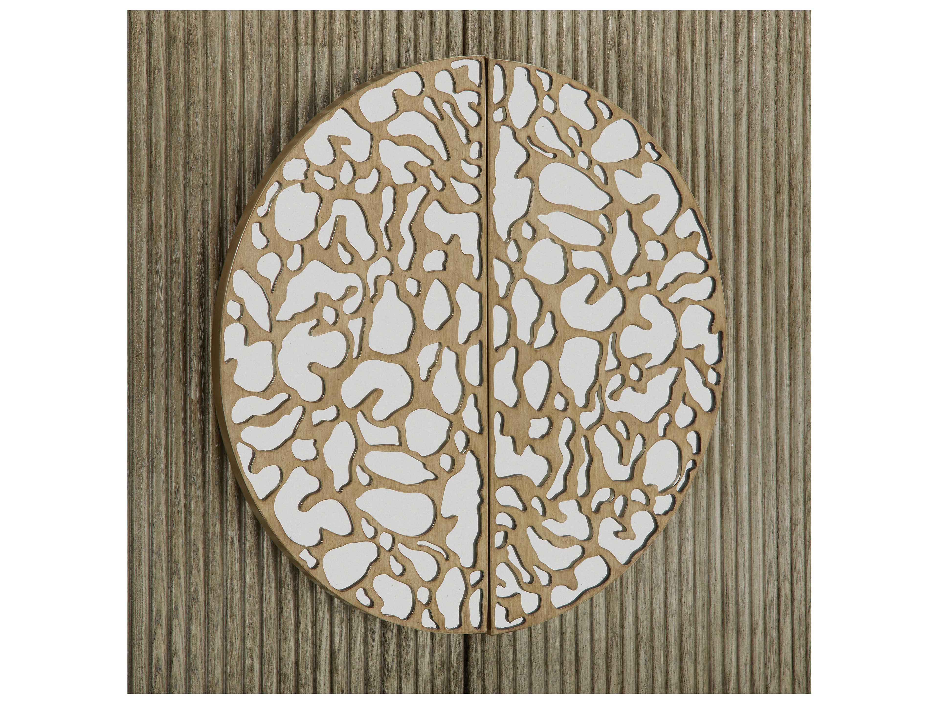 John Richard Moon Shadow 94" Valyrian Gold Sideboard