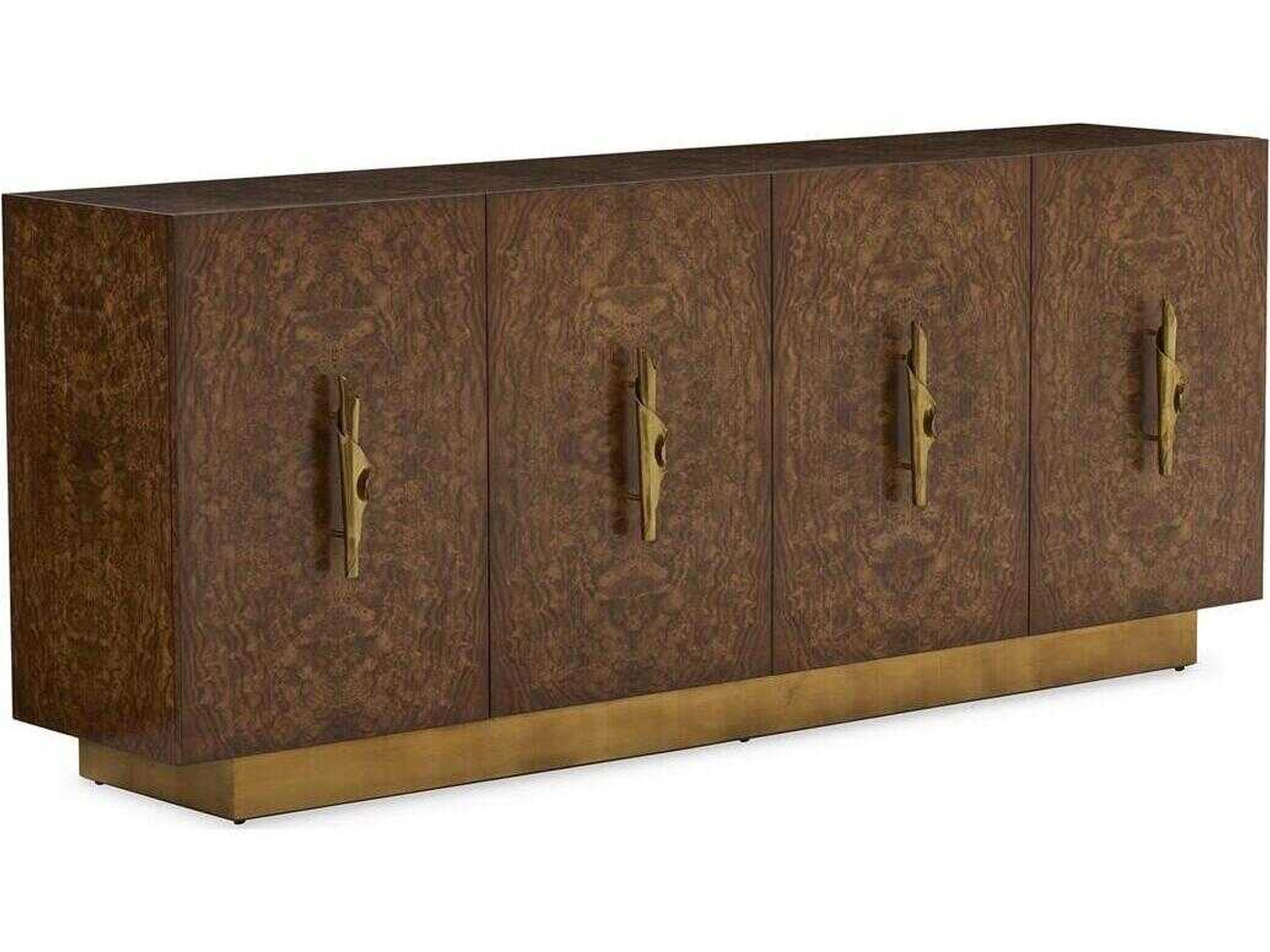 Torino 94" Walnut Wood Brown Sideboard