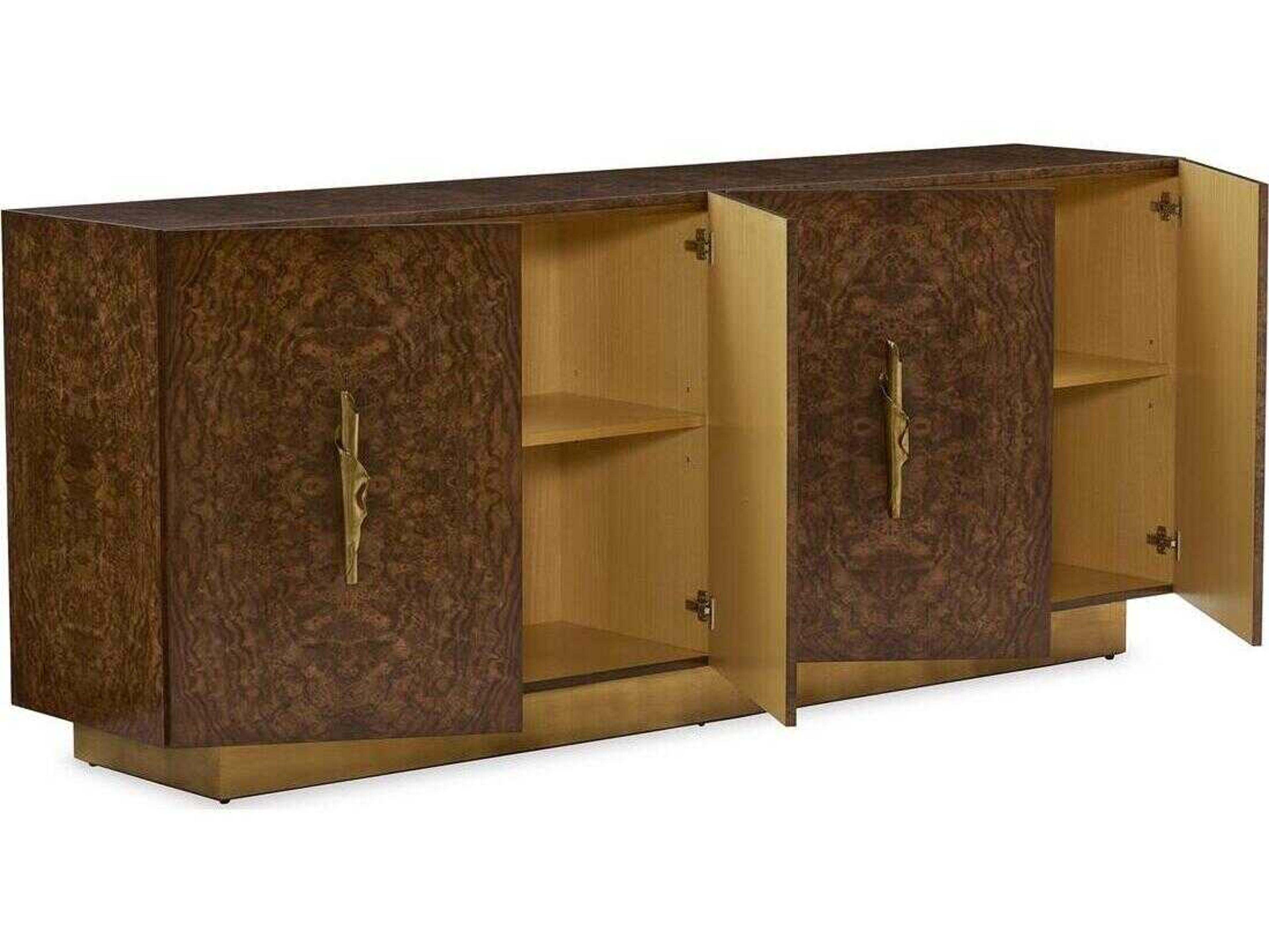 John Richard Torino 94" Walnut Wood Brown Sideboard
