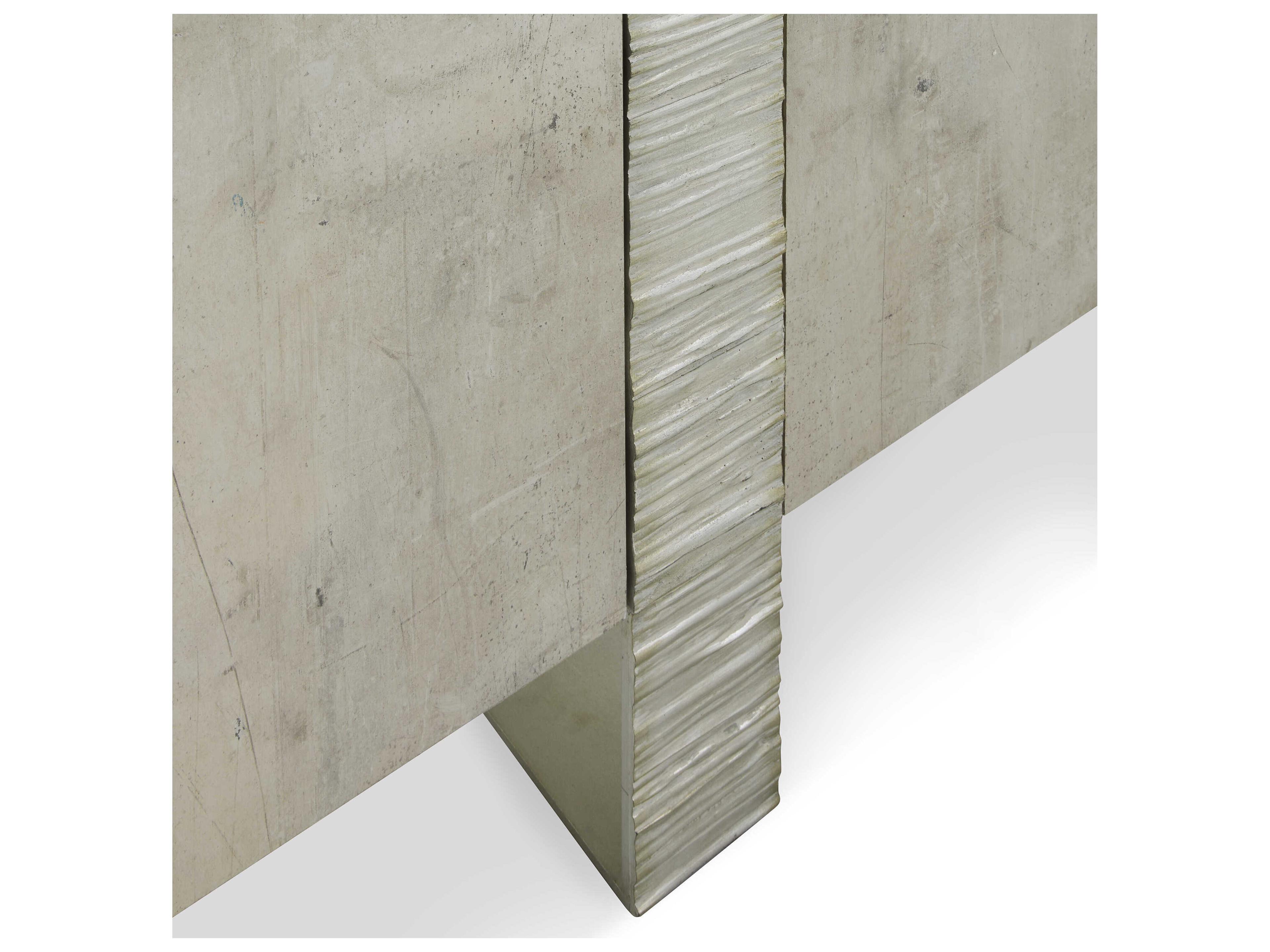 John Richard Aether 90" Solid Wood Tiza Gesso Sideboard