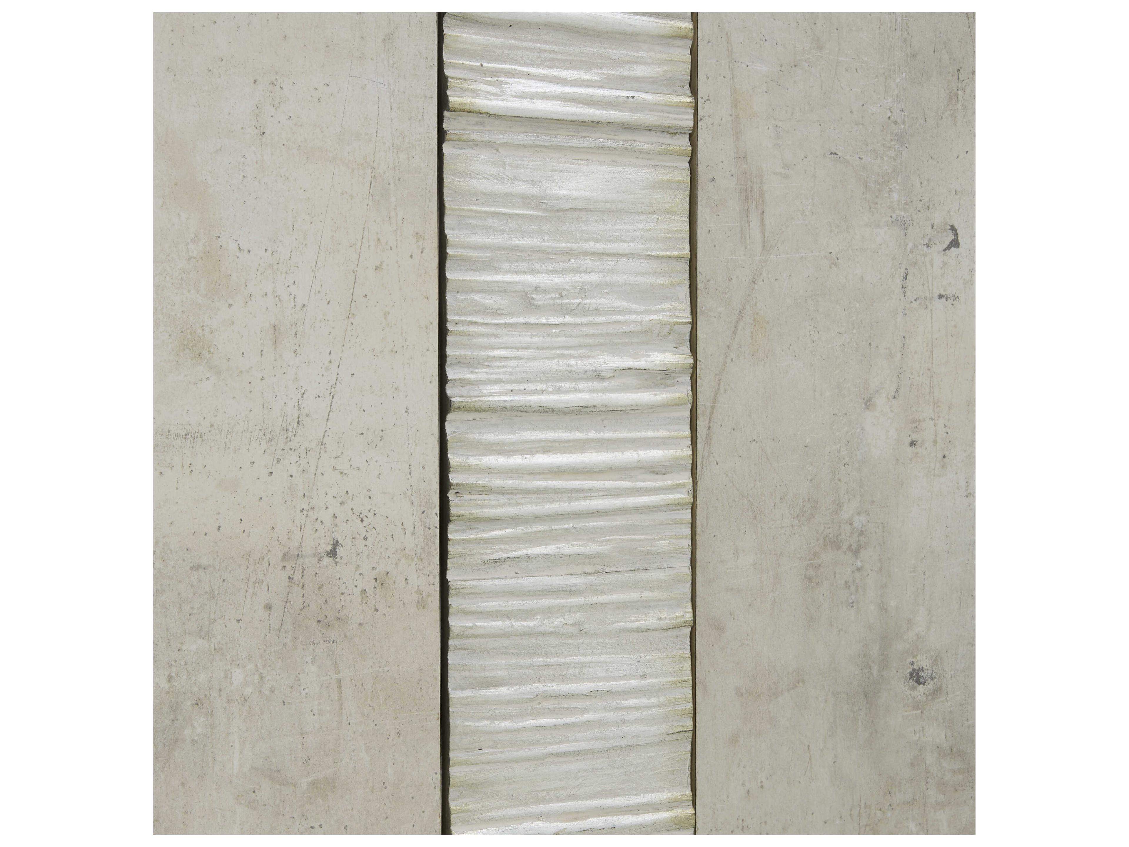 John Richard Aether 90" Solid Wood Tiza Gesso Sideboard