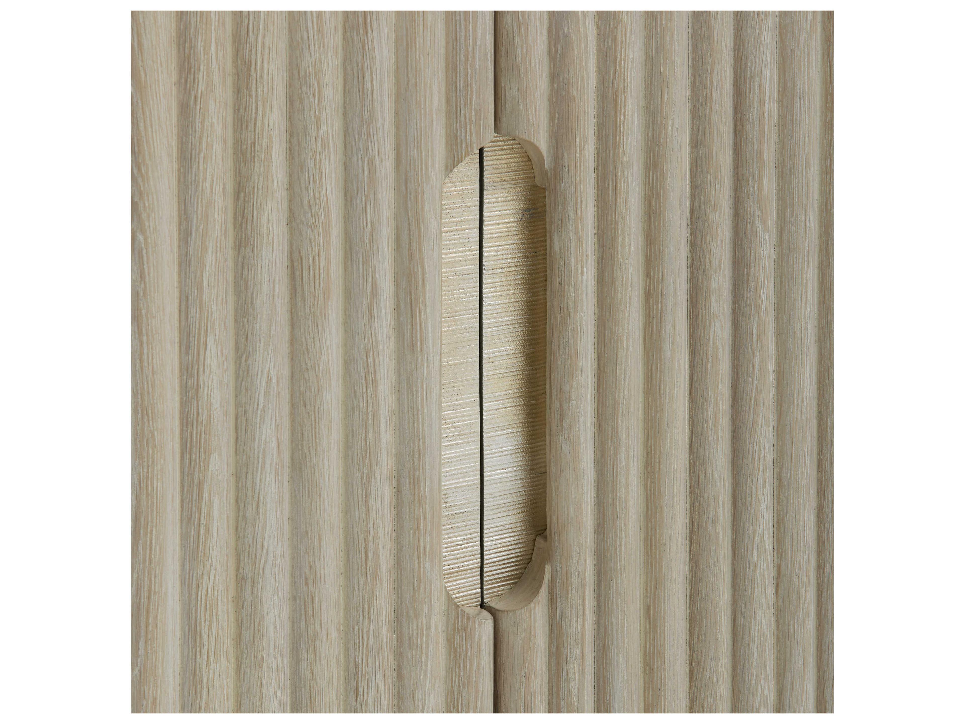 John Richard Brezza White Washed Oak Wood Accent Chest