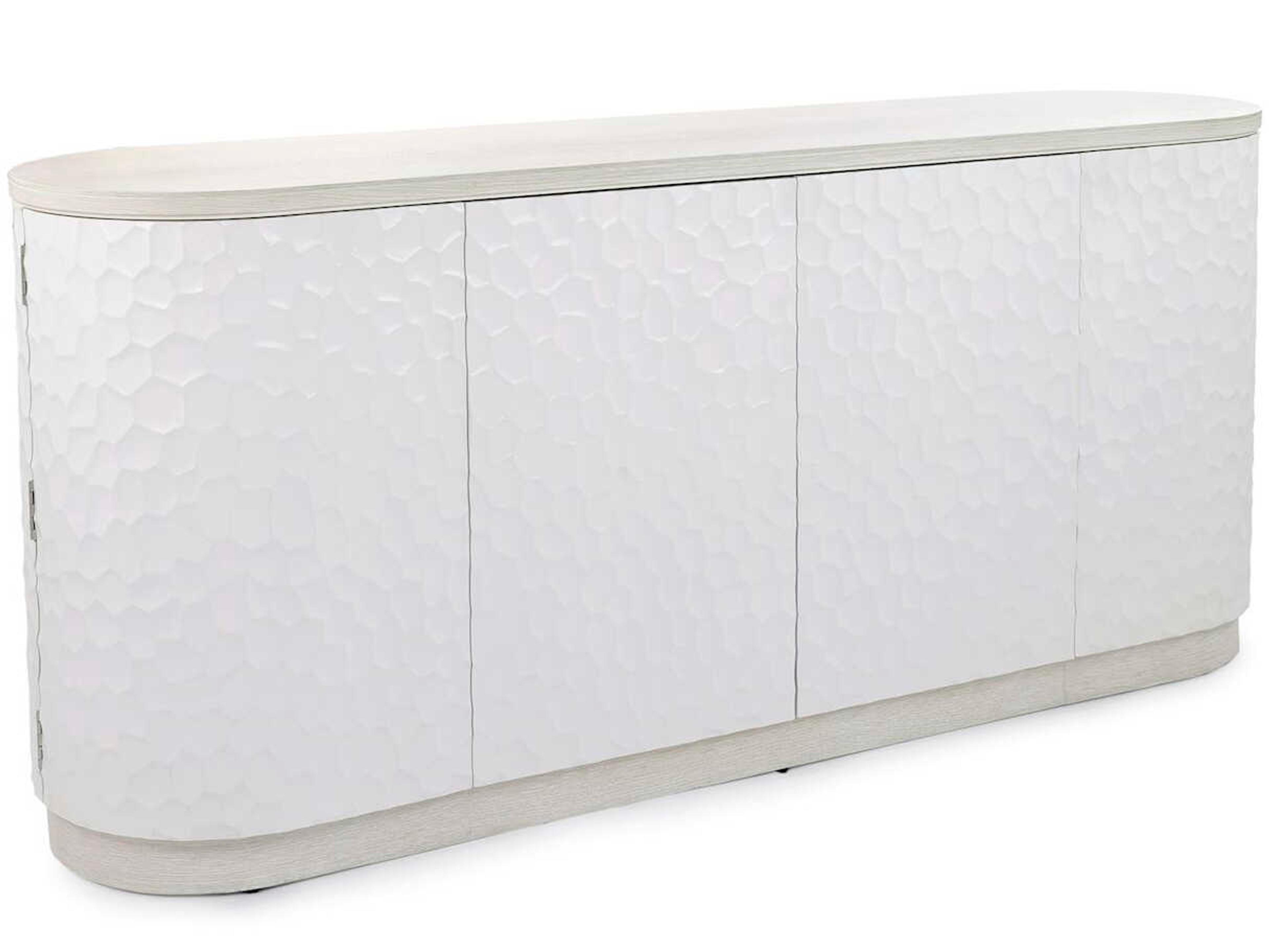 John Richard Branca 80" Oak Wood Ivory Sideboard