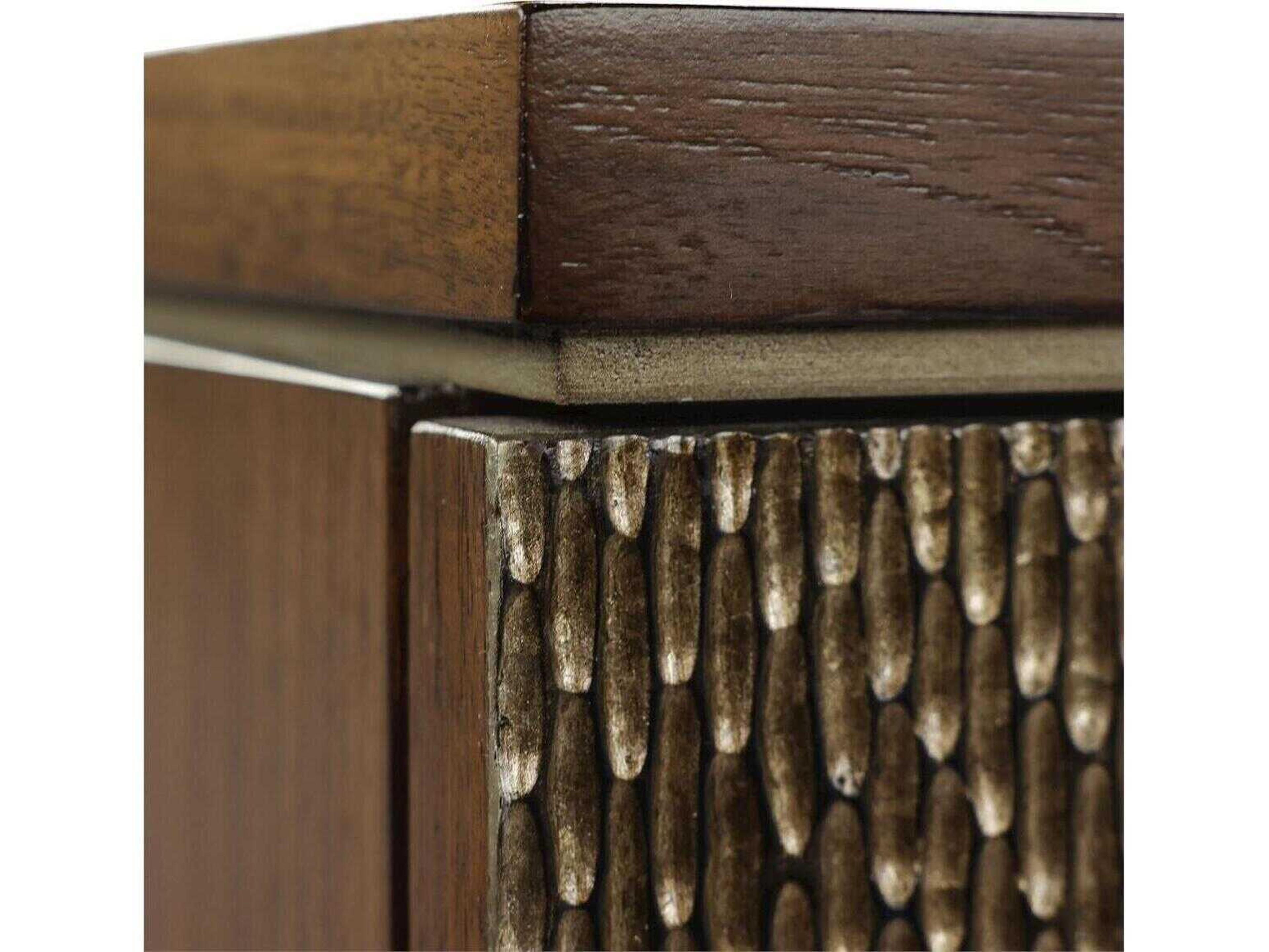 John Richard Naga 90" Beech Wood Walnut Sideboard