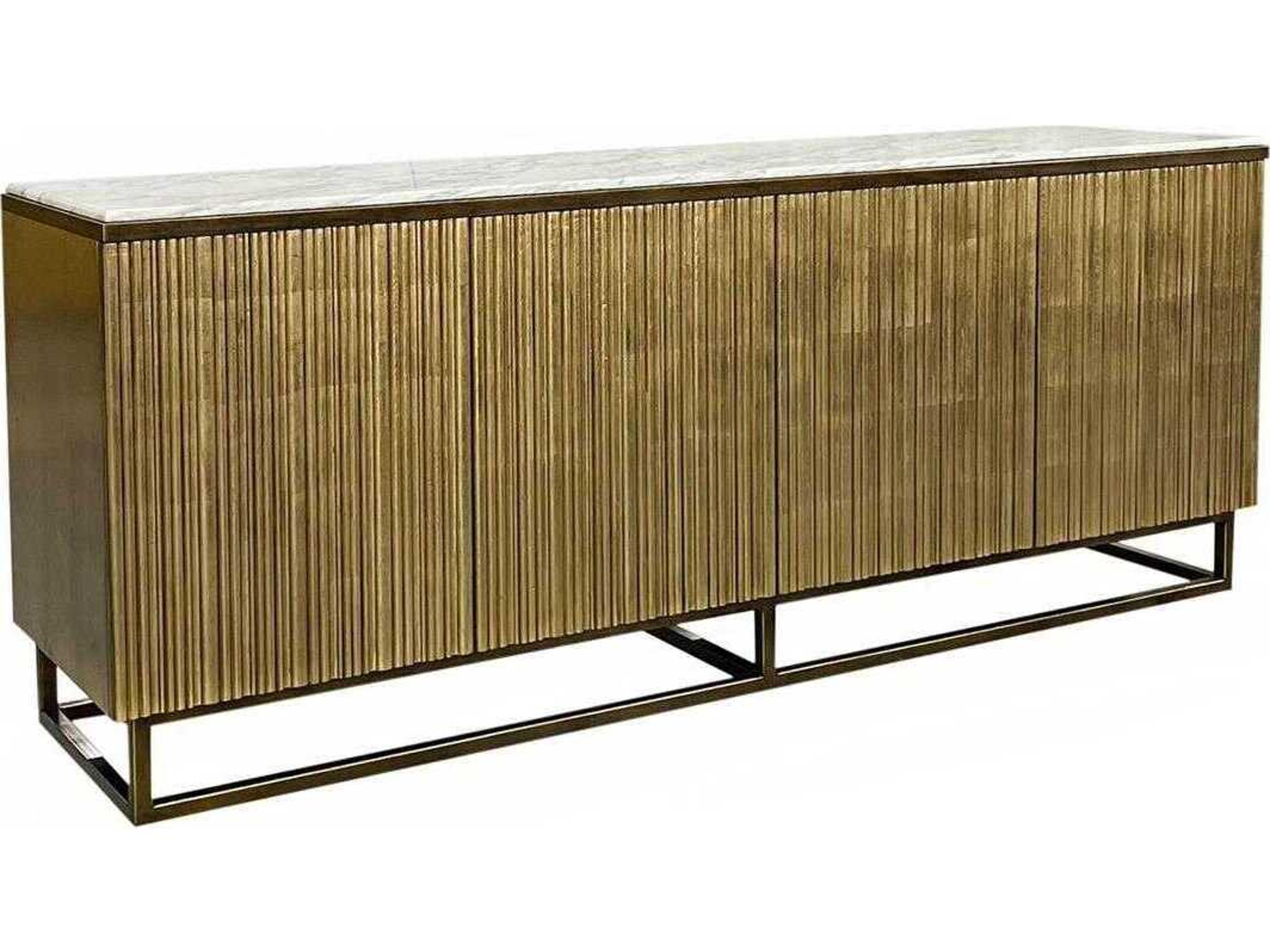 John Richard Destello 95" Oak Wood Sideboard