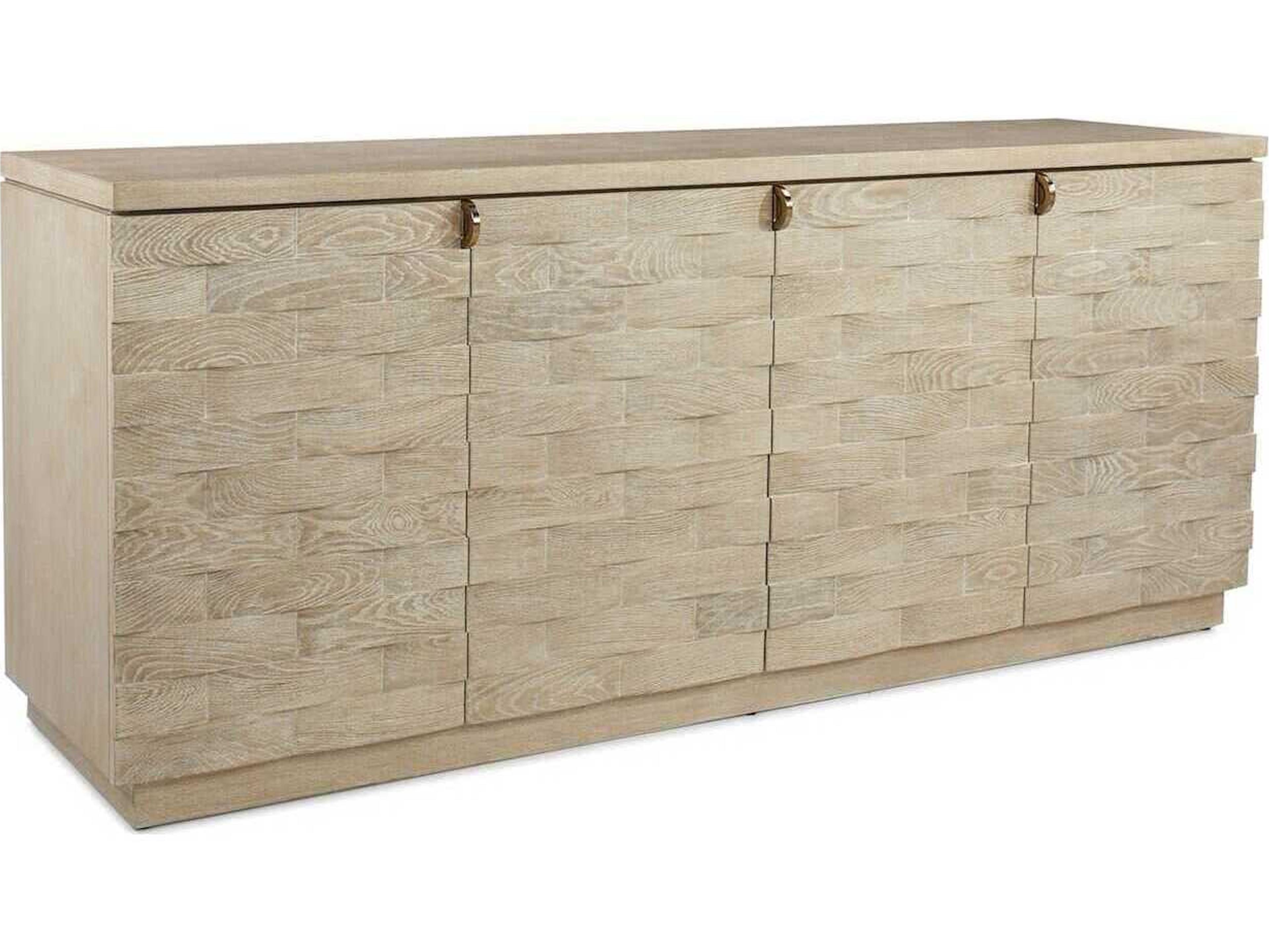 Tessere 84" Oak Wood Sideboard