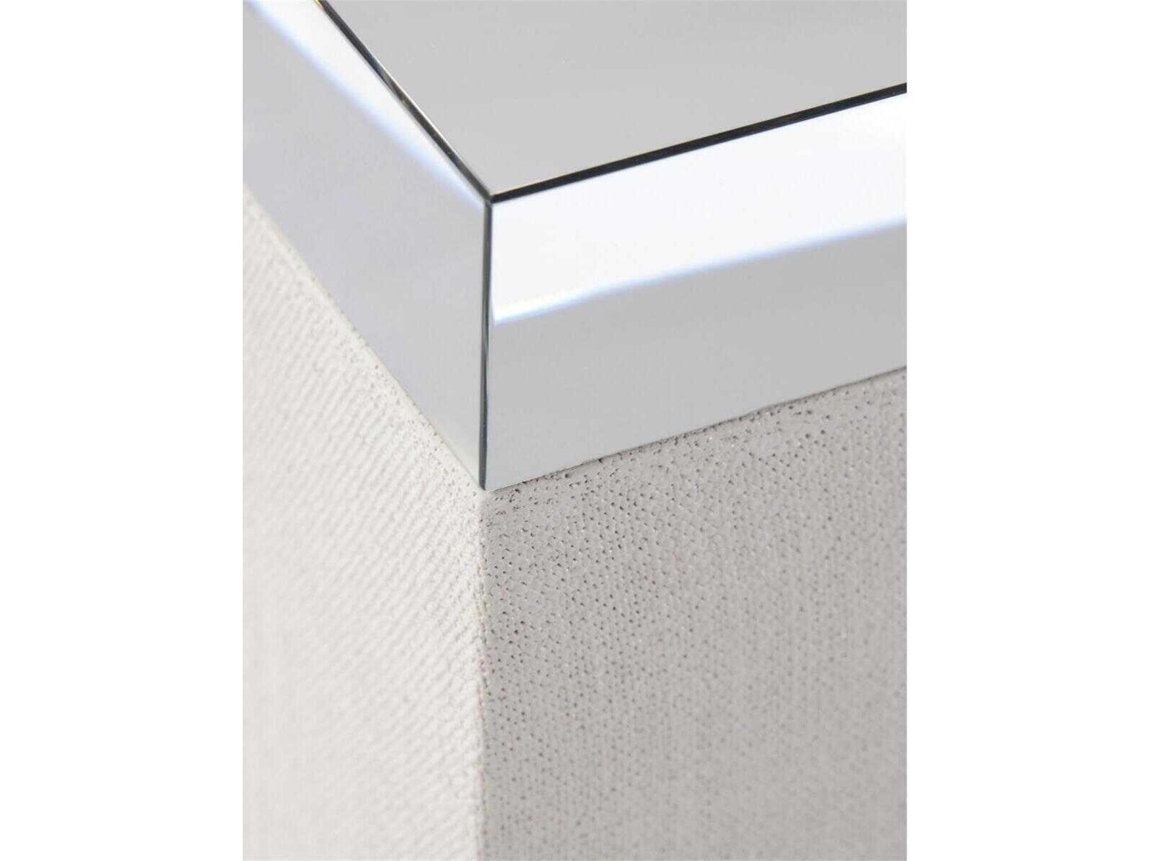 John Richard Belo Square Glass Light Wash End Table