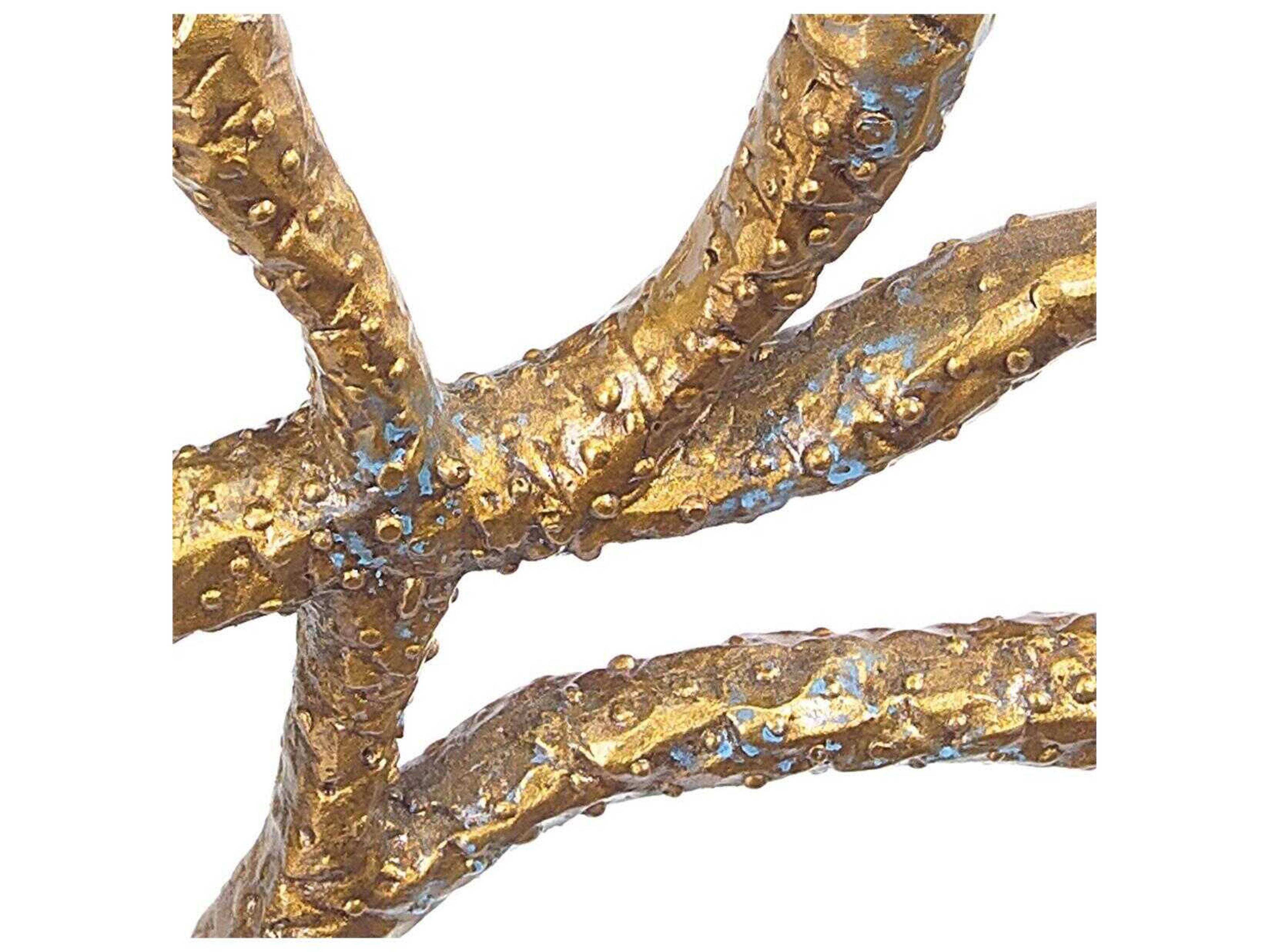 John Richard Branches Round Glass Dining Table