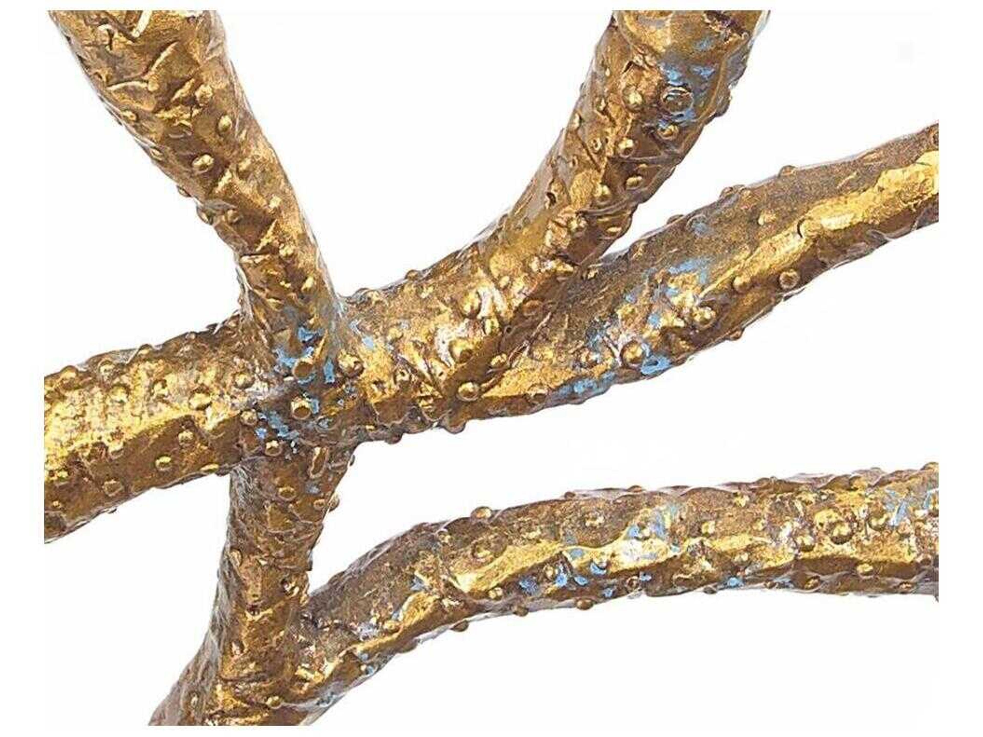 John Richard Branches Round Glass Dining Table