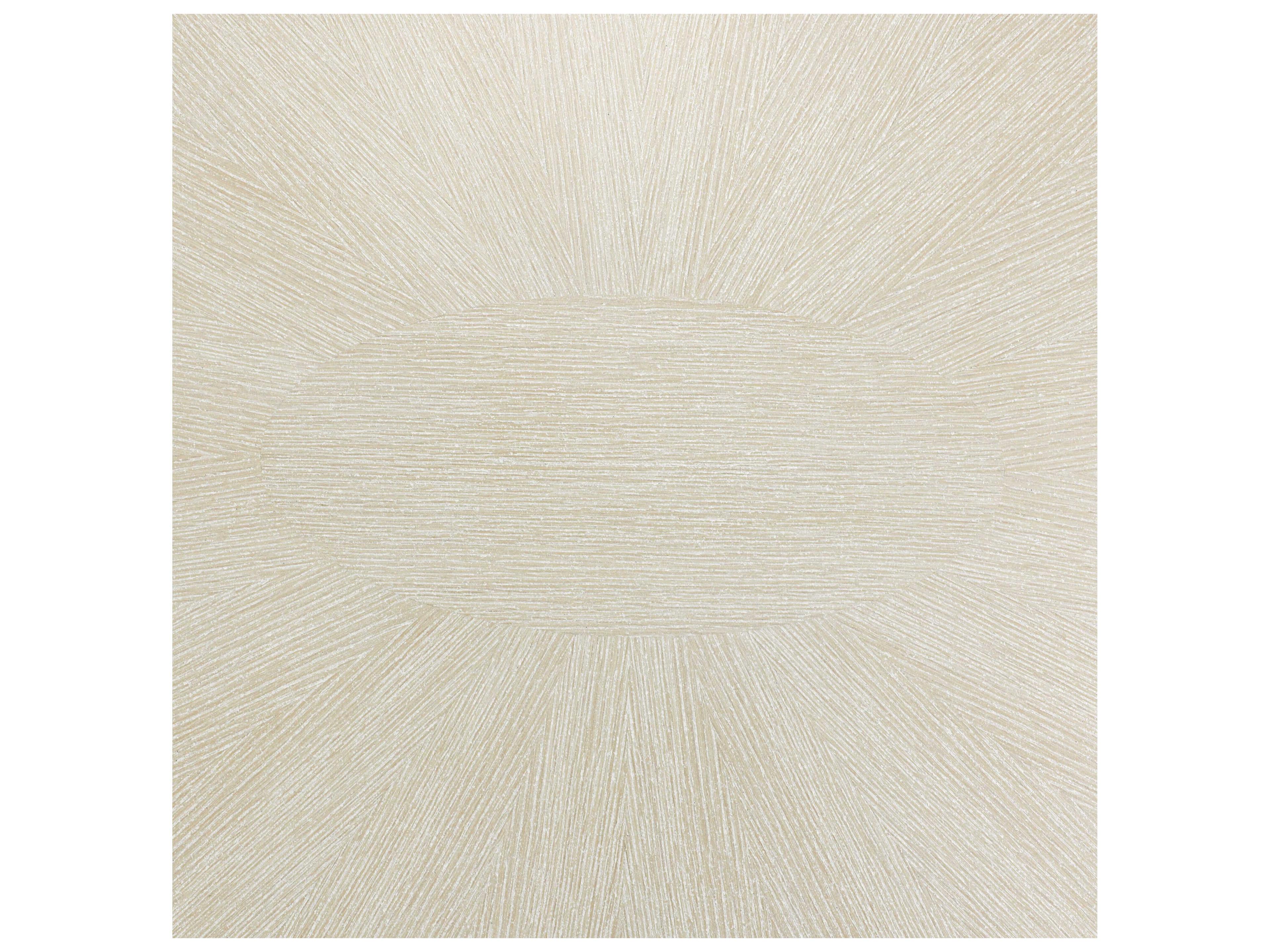 John Richard Vallejo Rectangular Wood White Washed Distressed Gold Dining Table