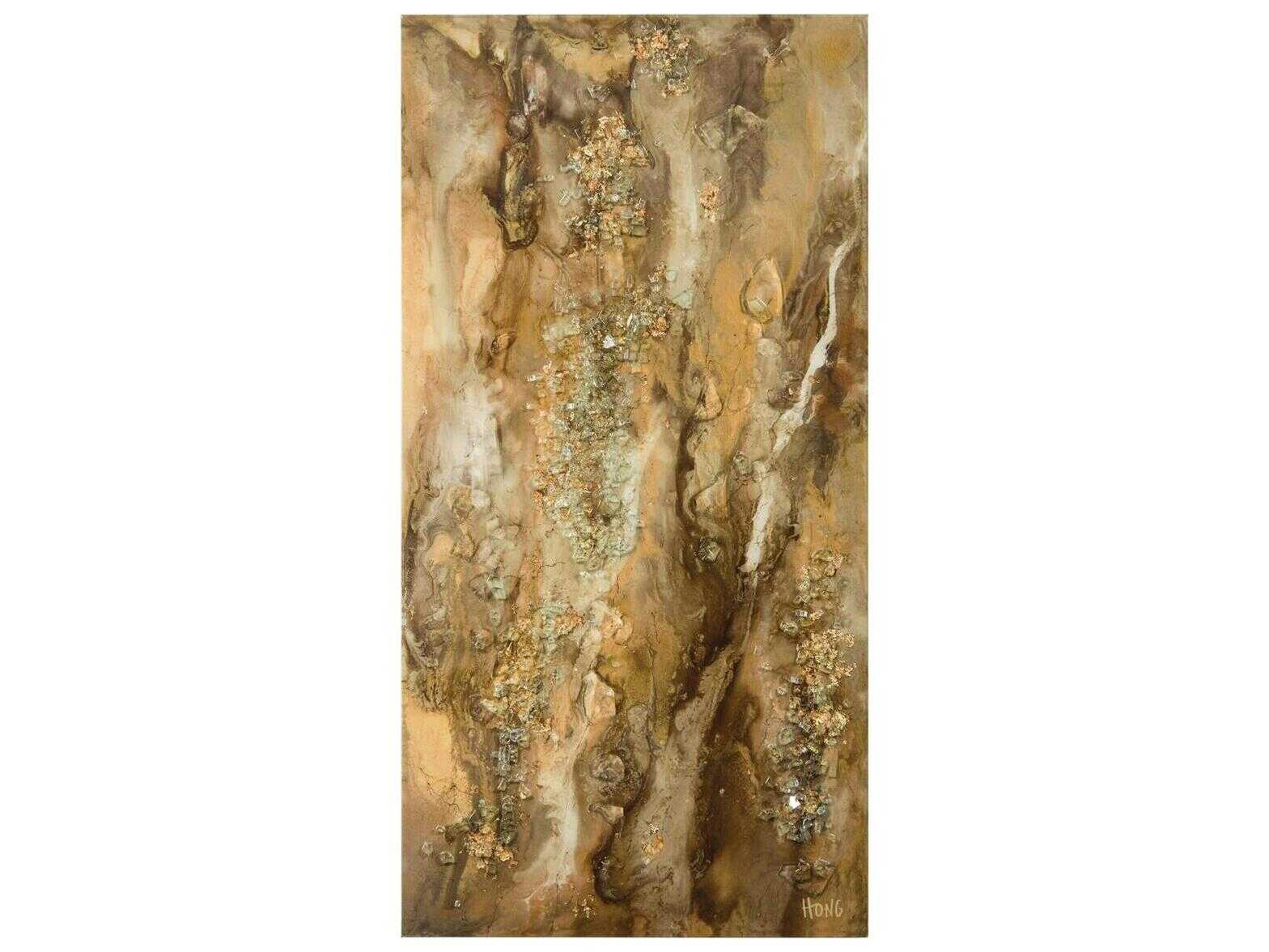 John Richard Mary Hong's Radiant Earth-I Glass Wall Art