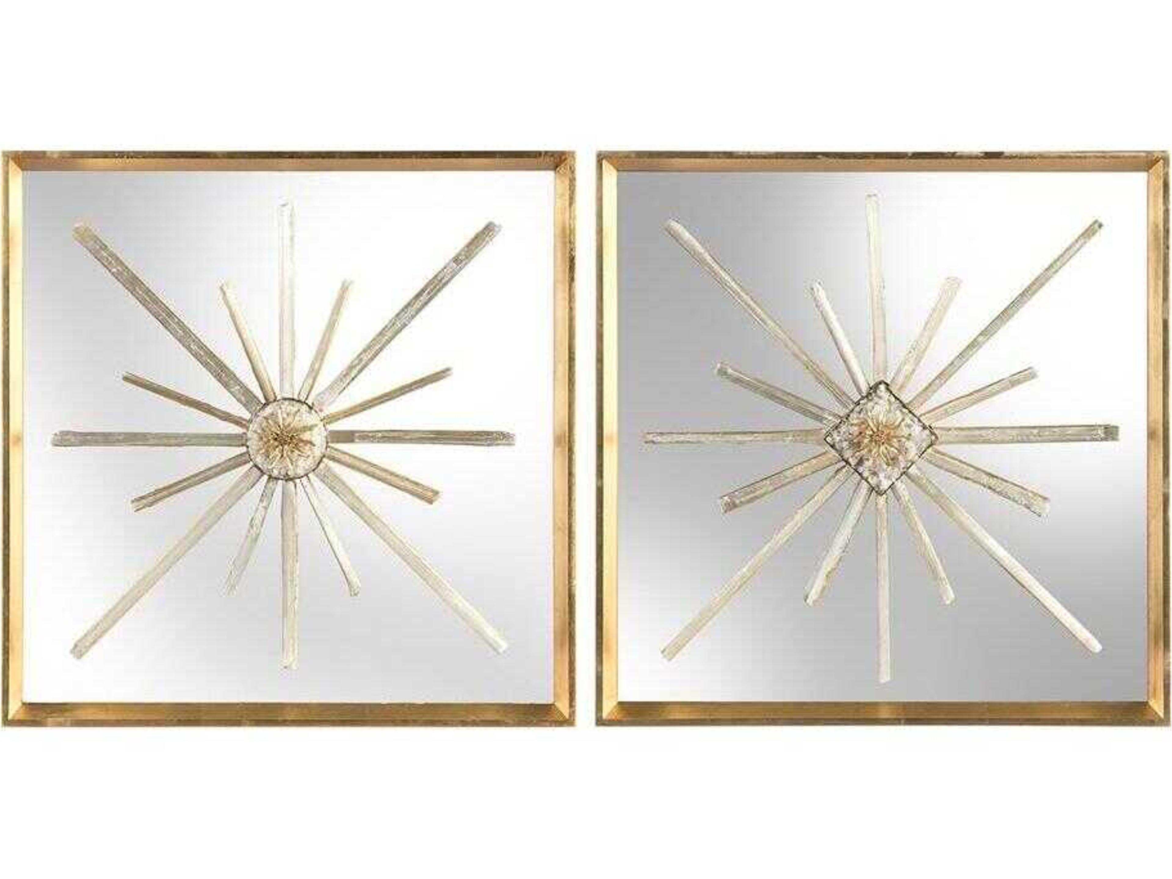 John Richard Star Crossed Circle/Diamond Wall Art