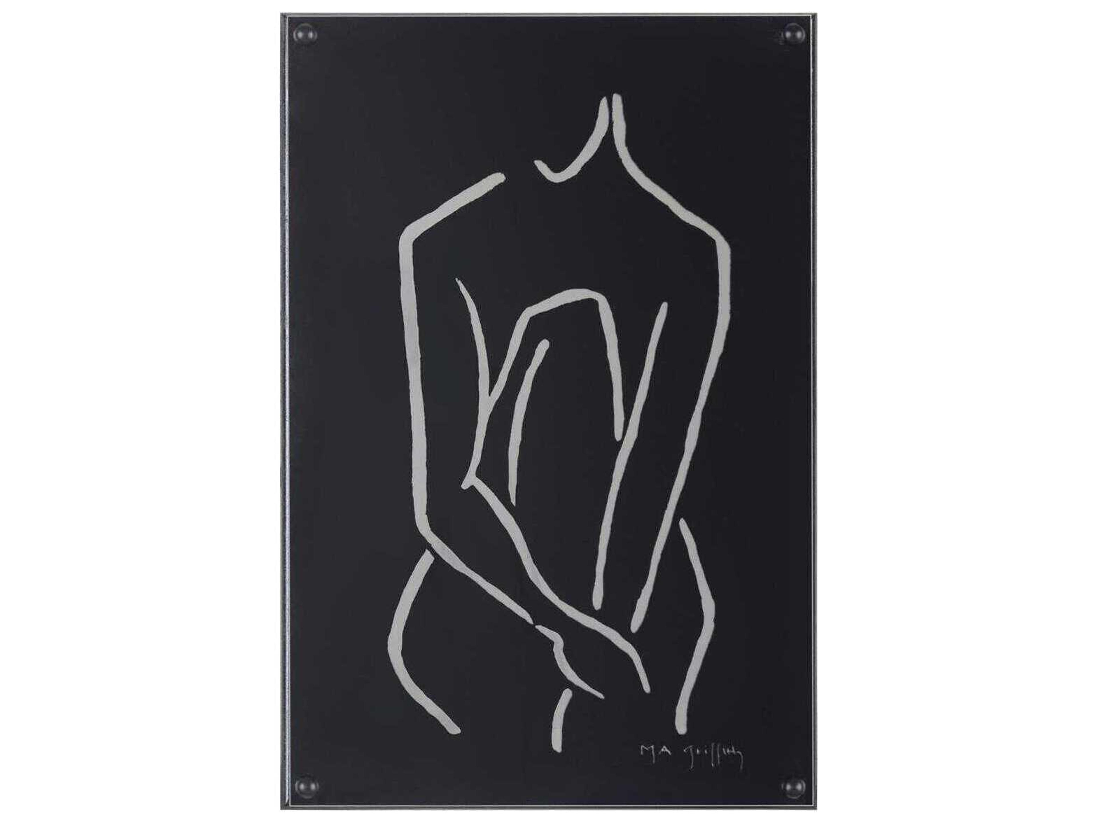 John Richard Melissa Abide Griffith's Ebony Contour-II Wall Art