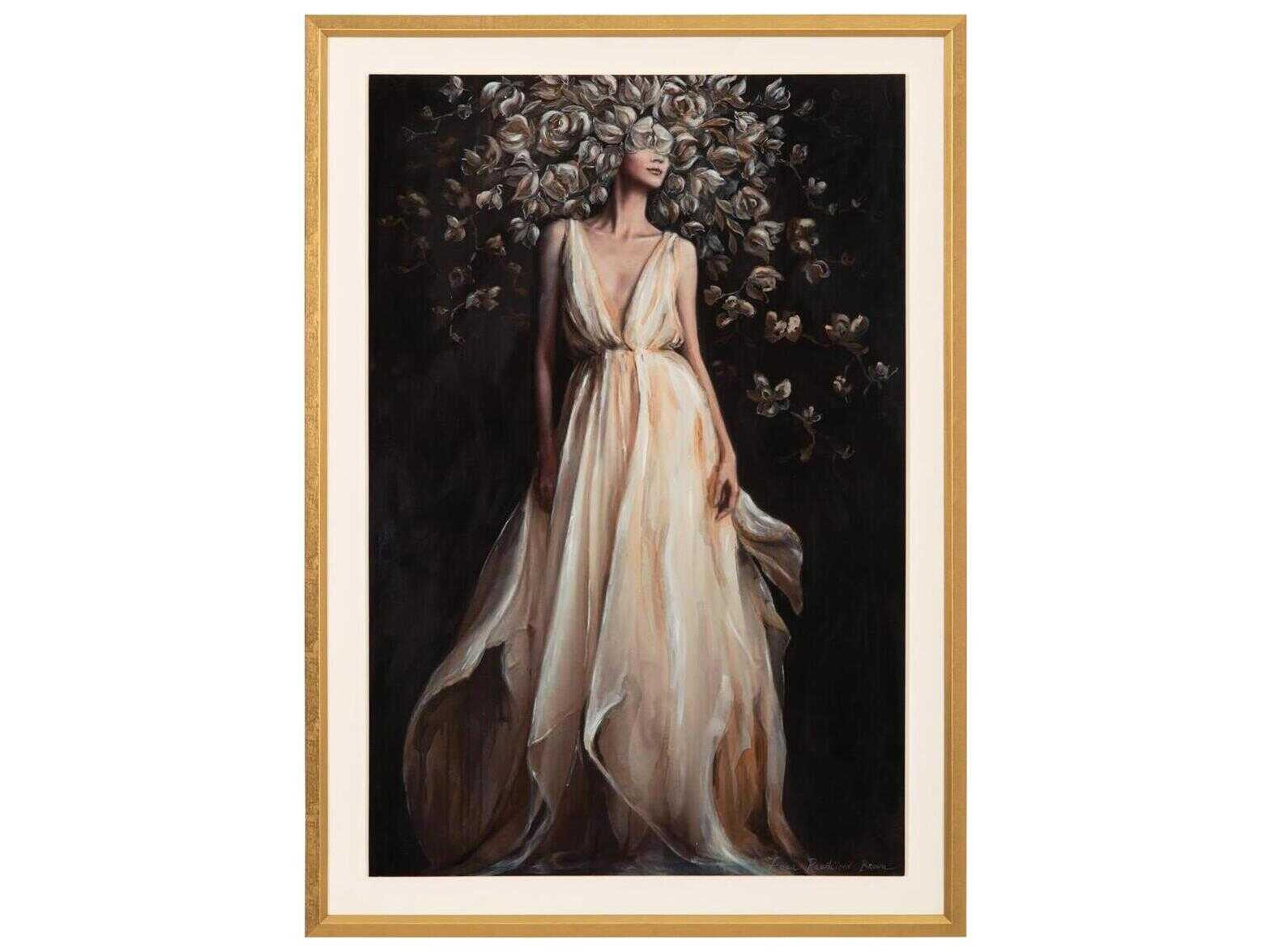 John Richard Zana Brown's Moon Glow-I Canvas Wall Art