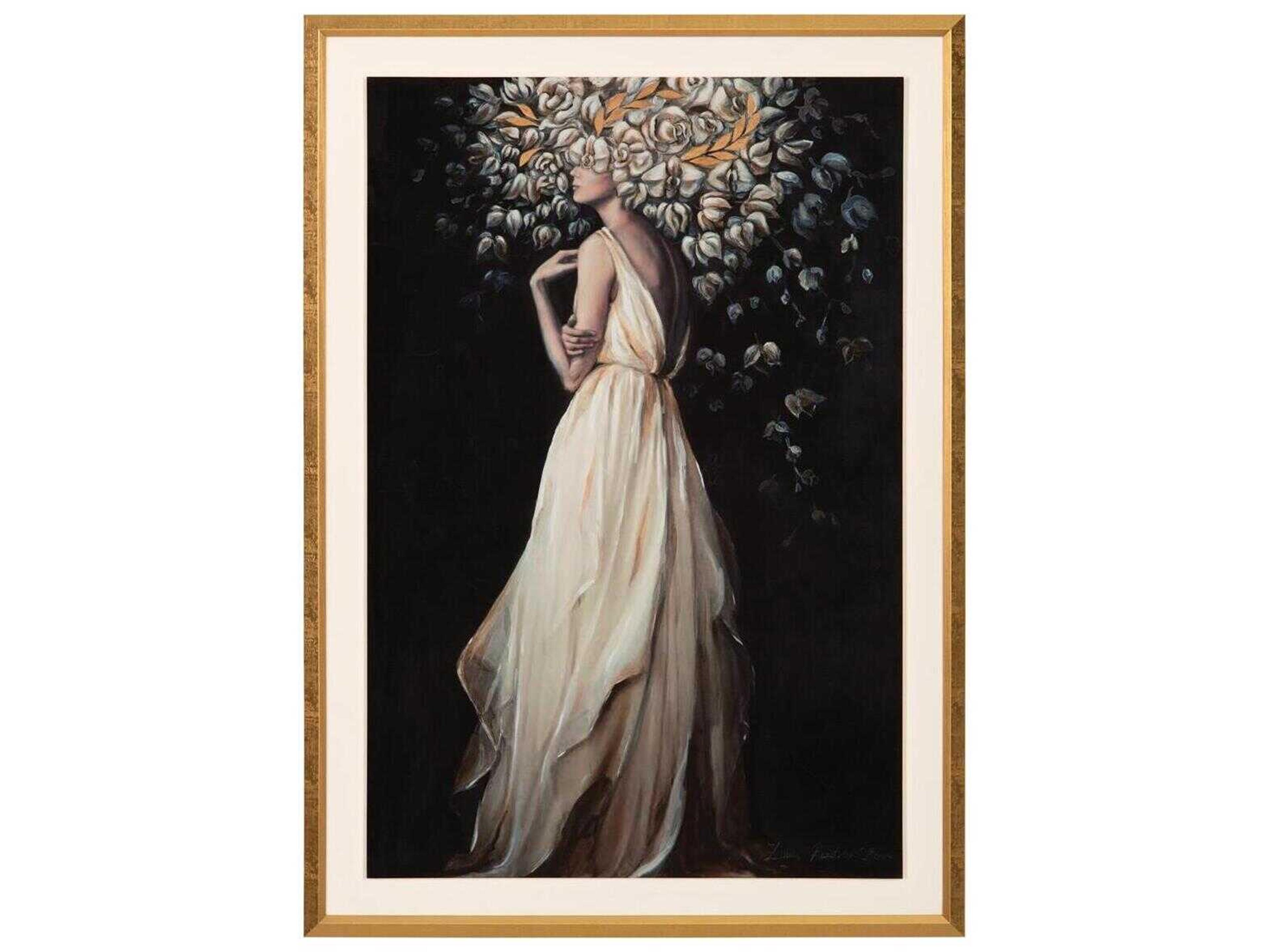 John Richard Zana Brown's Moon Glow-II Canvas Wall Art