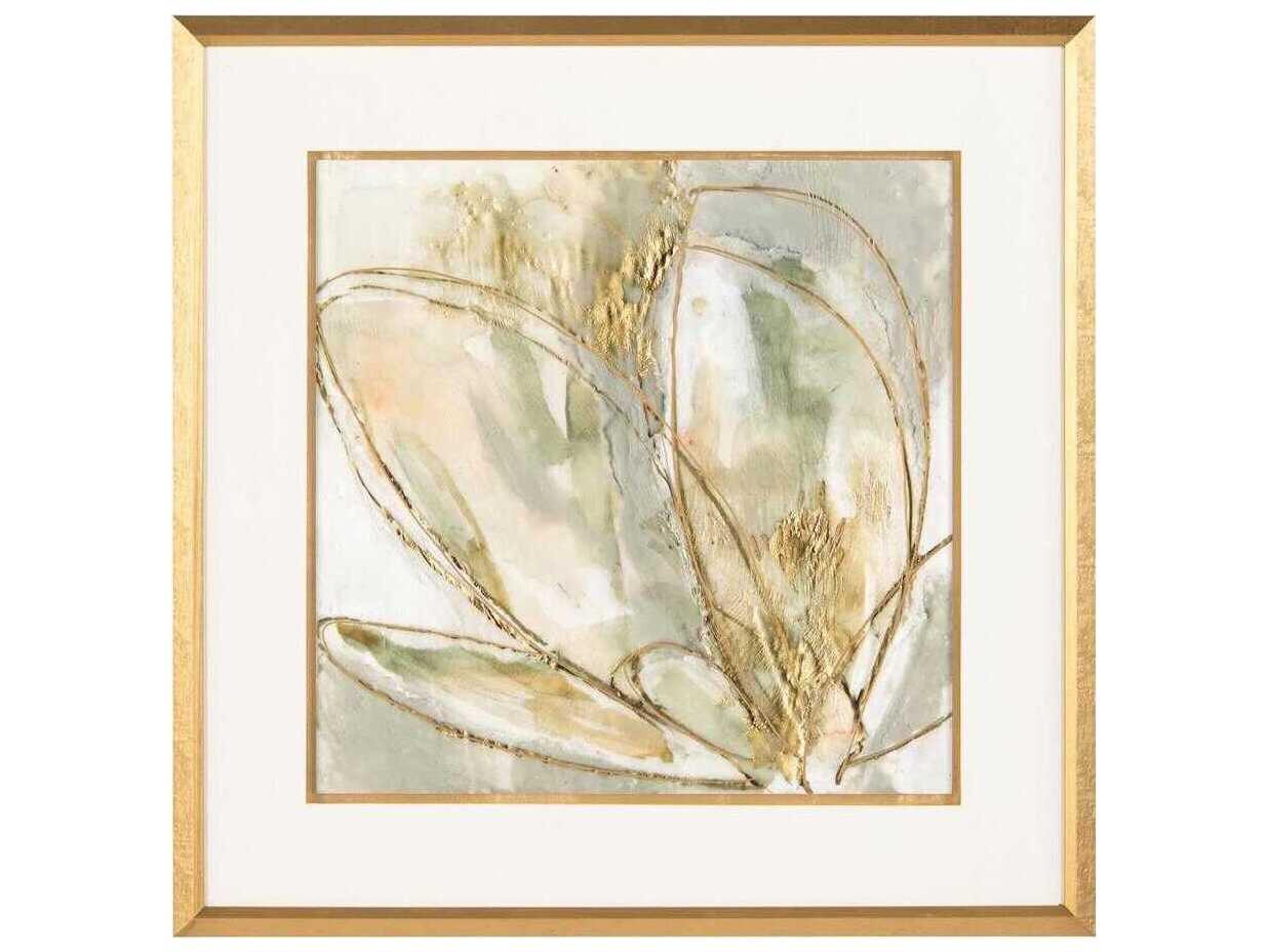John Richard Blooming Gold-II Wall Art