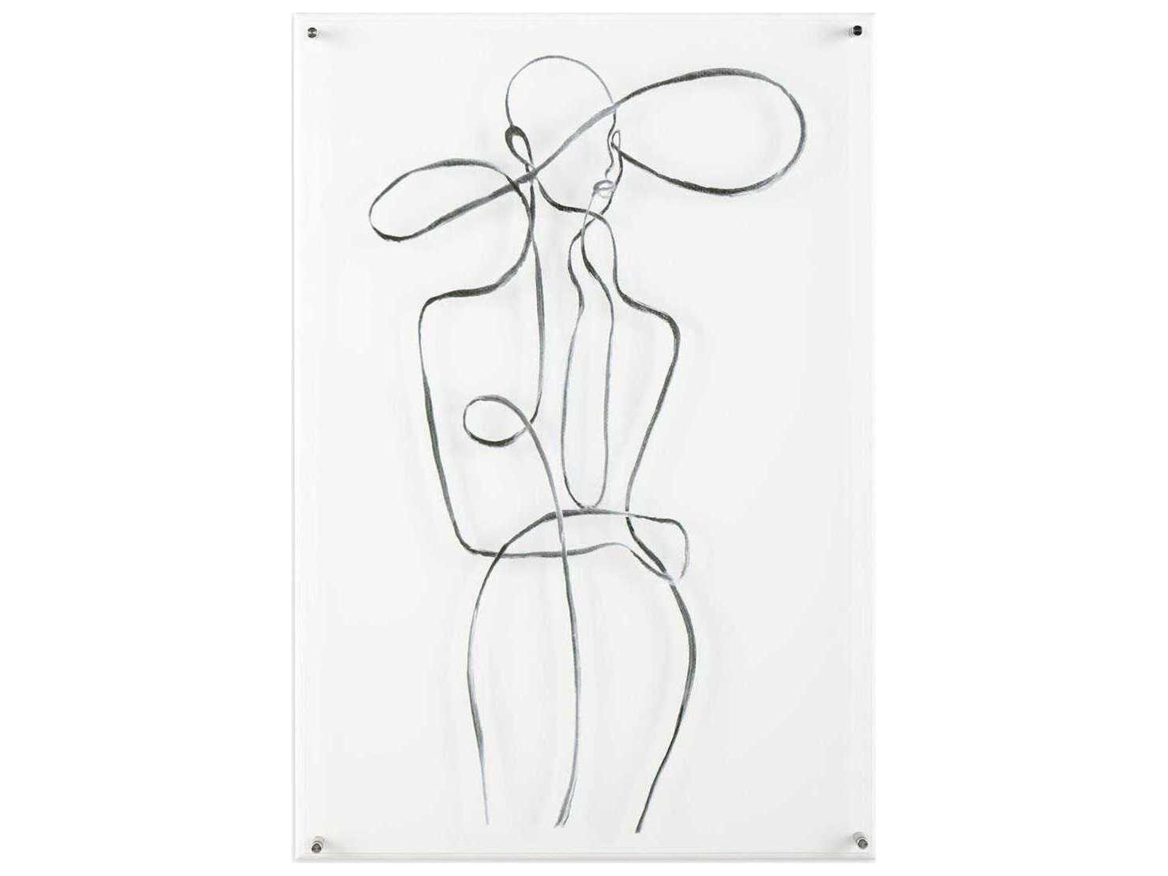 John Richard Lines in Fashion-II Wall Art