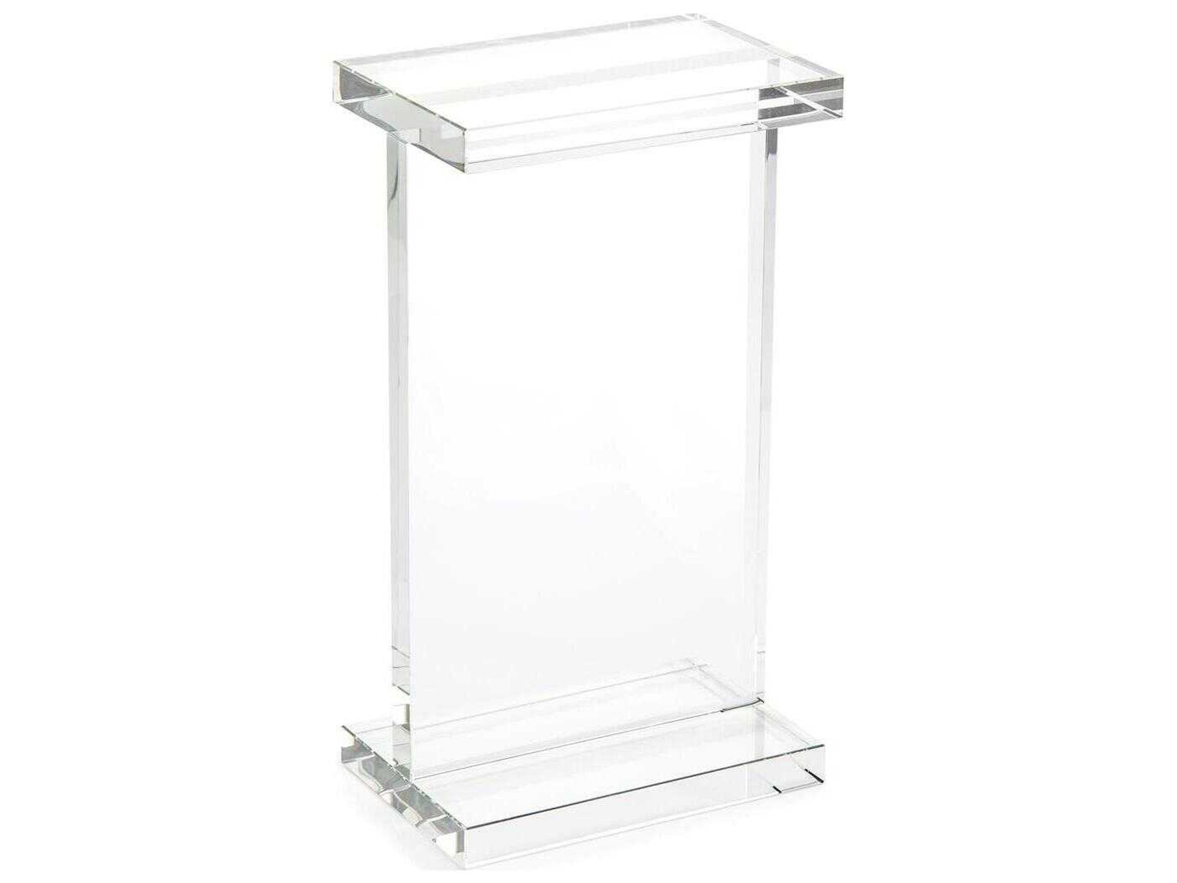 Rectangular Glass End Table