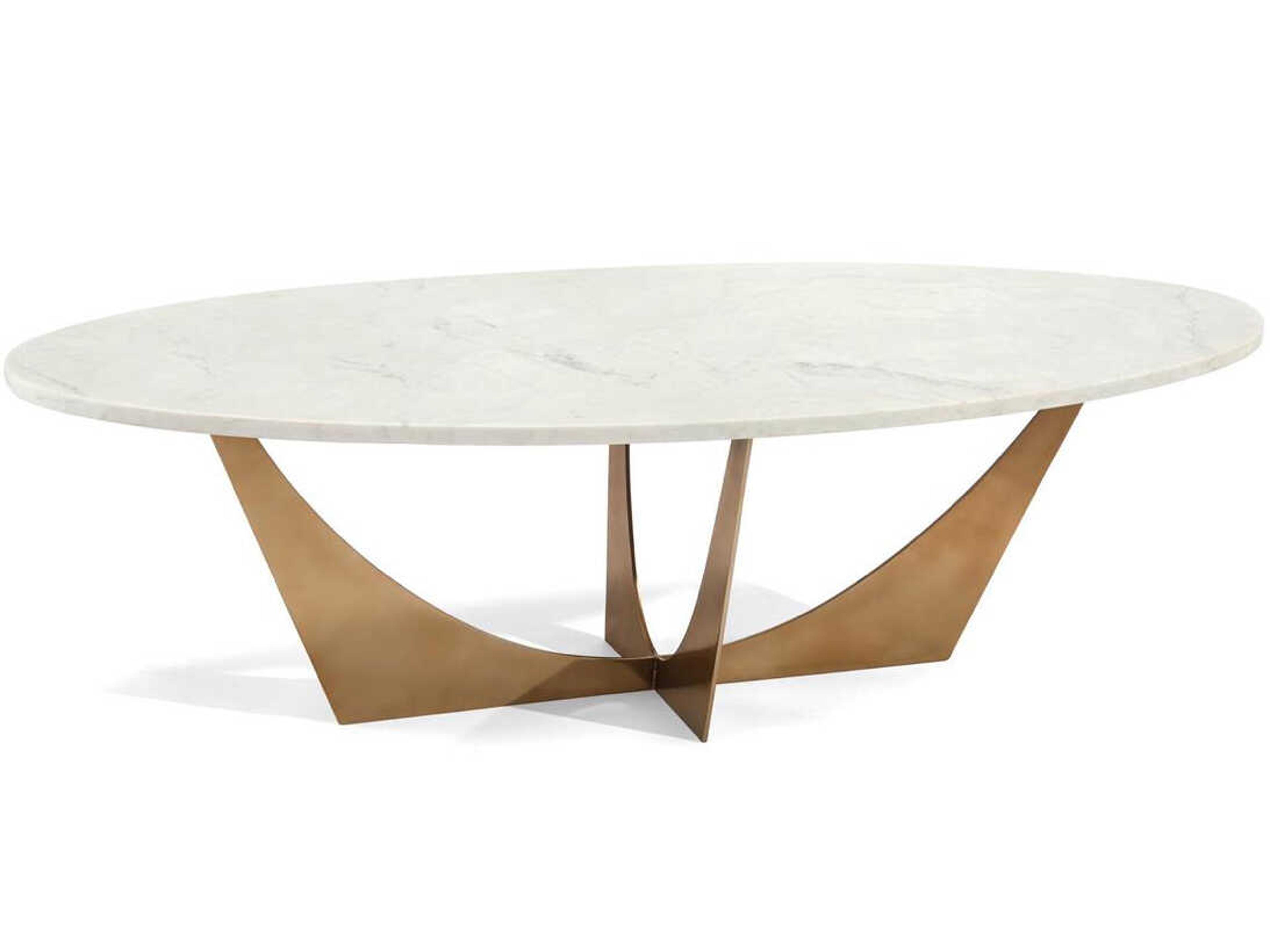 Oval Marble Coffee Table