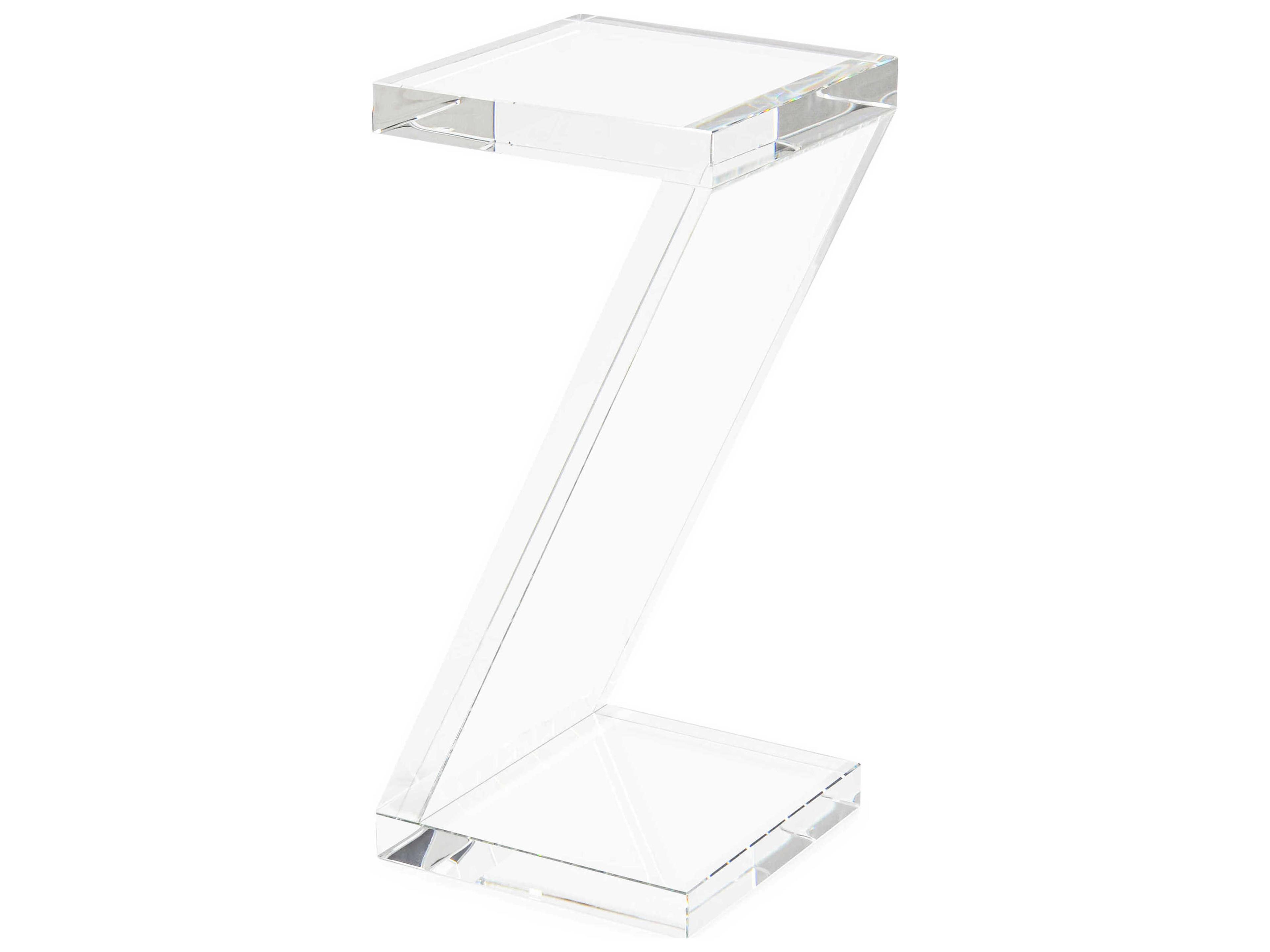 Zed Square Clear End Table