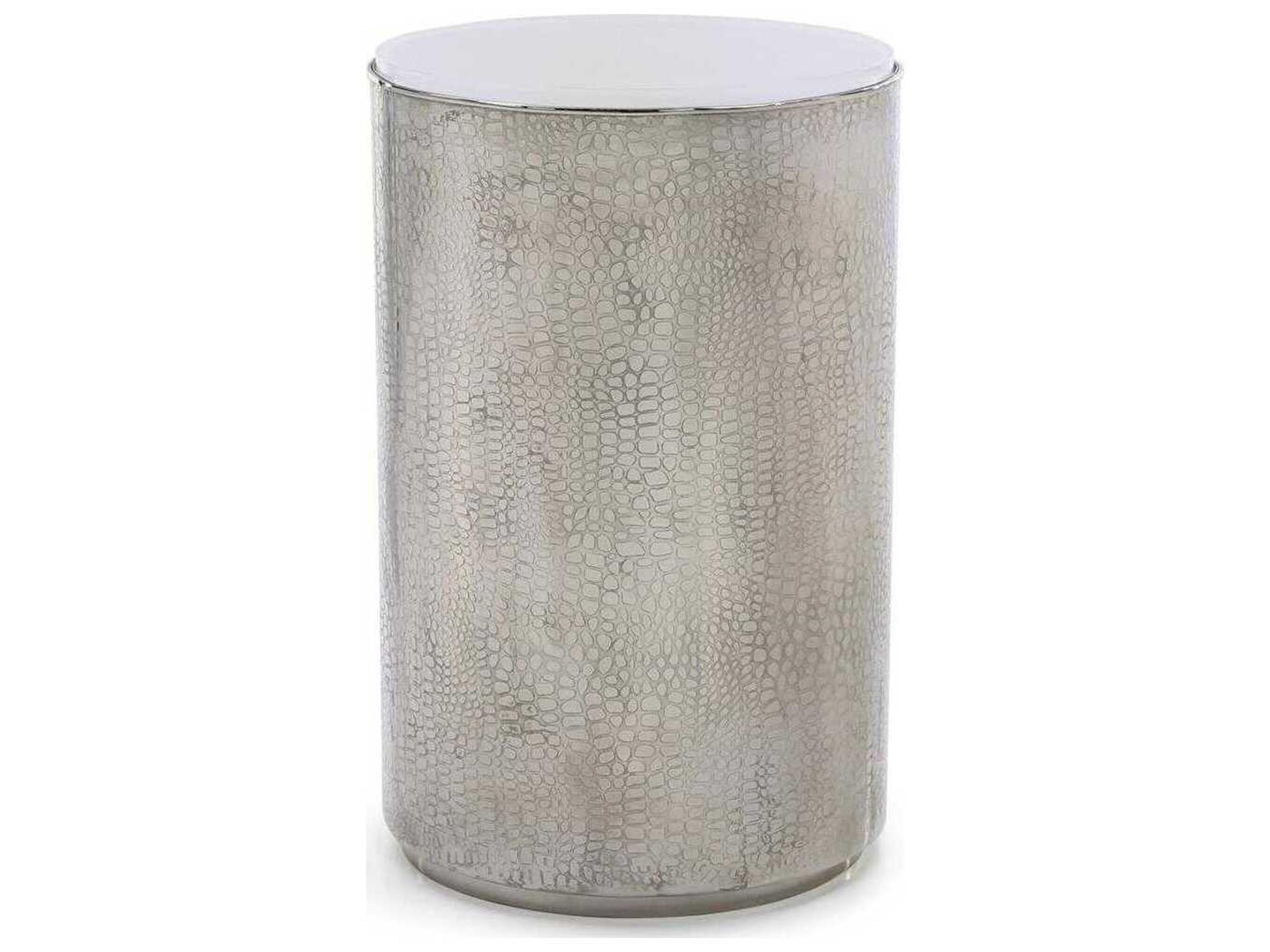 John Richard Serpent Round Acrylic End Table