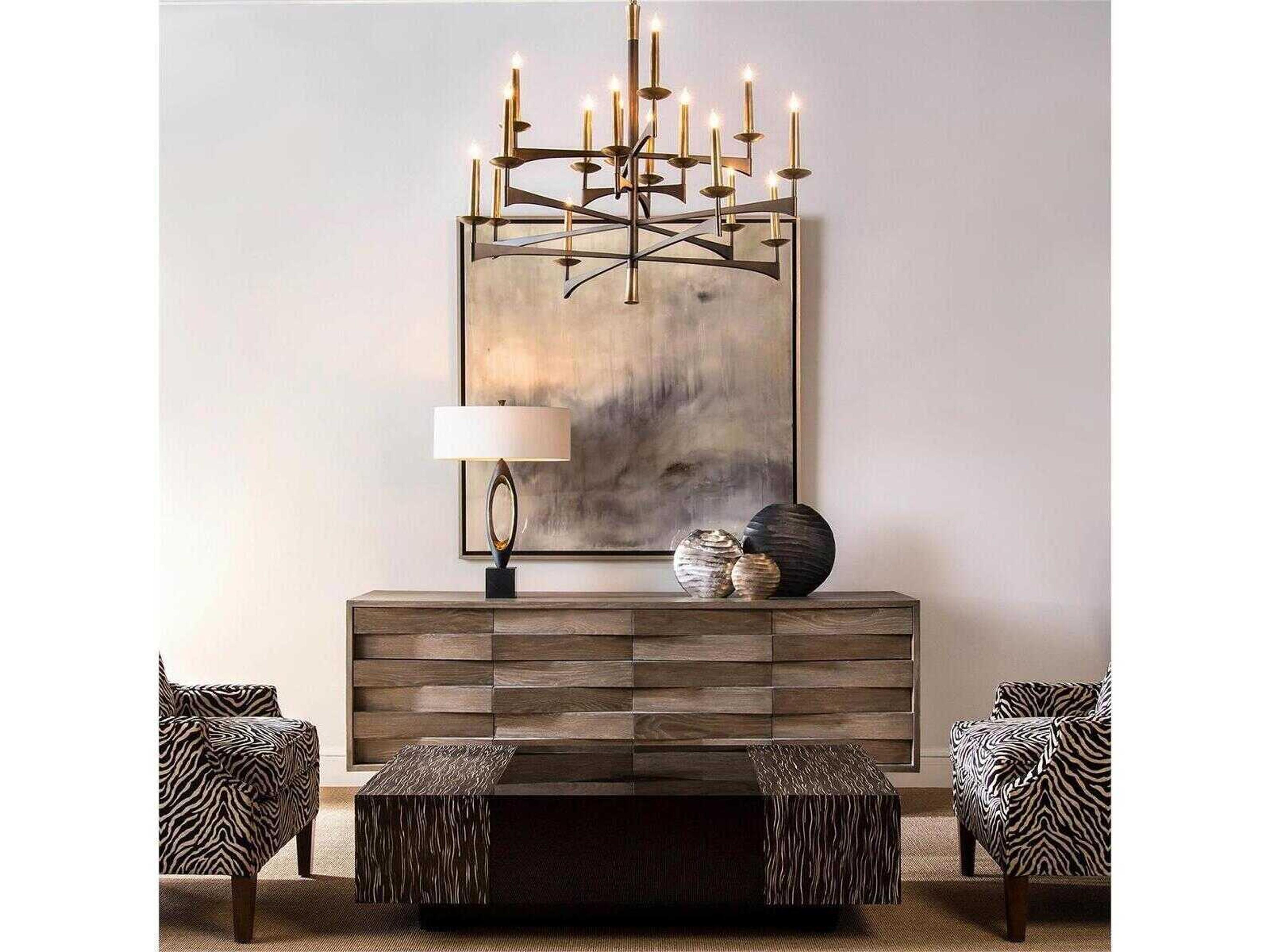 John Richard Chiseled Vase Set of 3