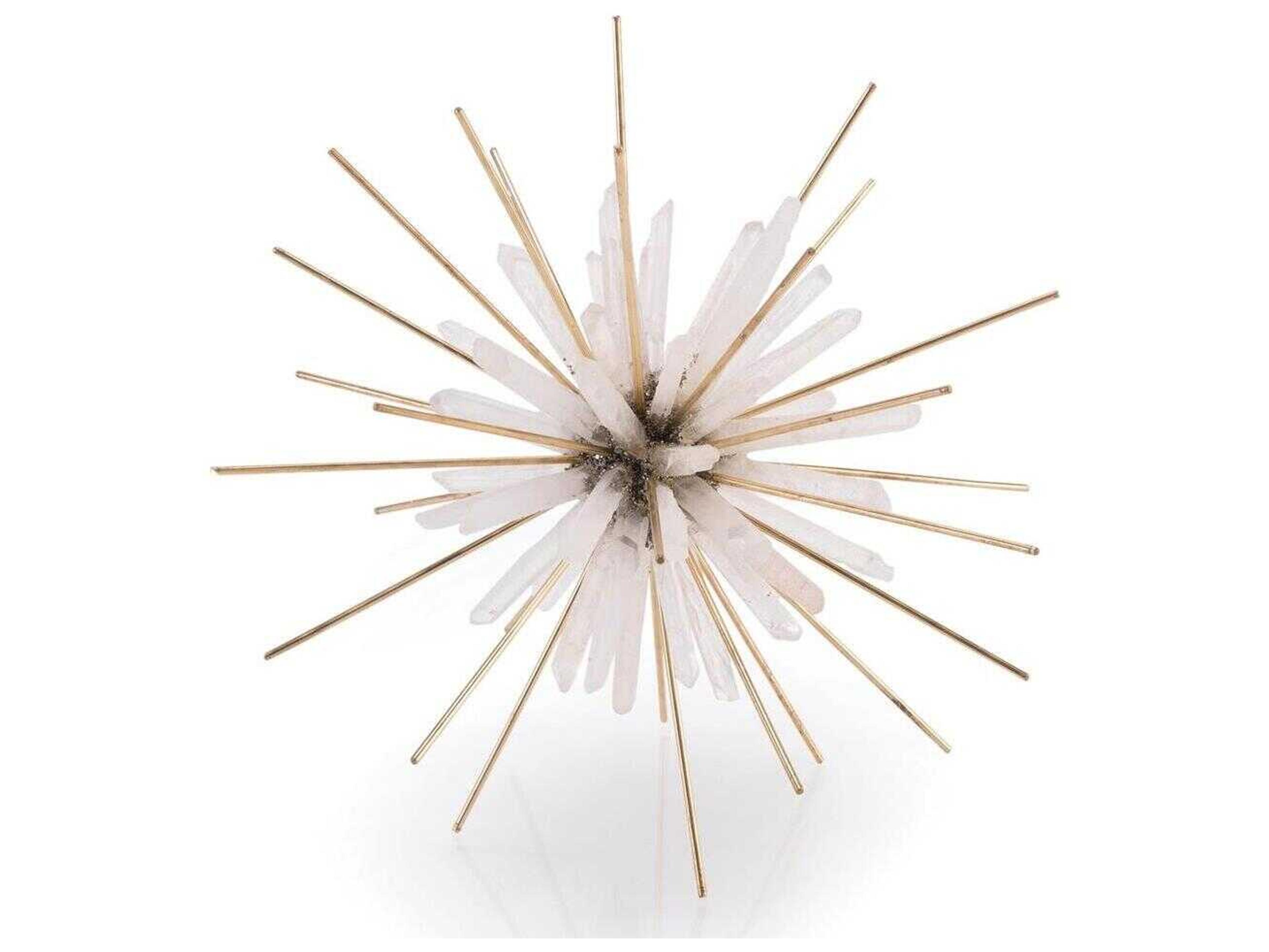 John Richard Quartz And Brass Starburst