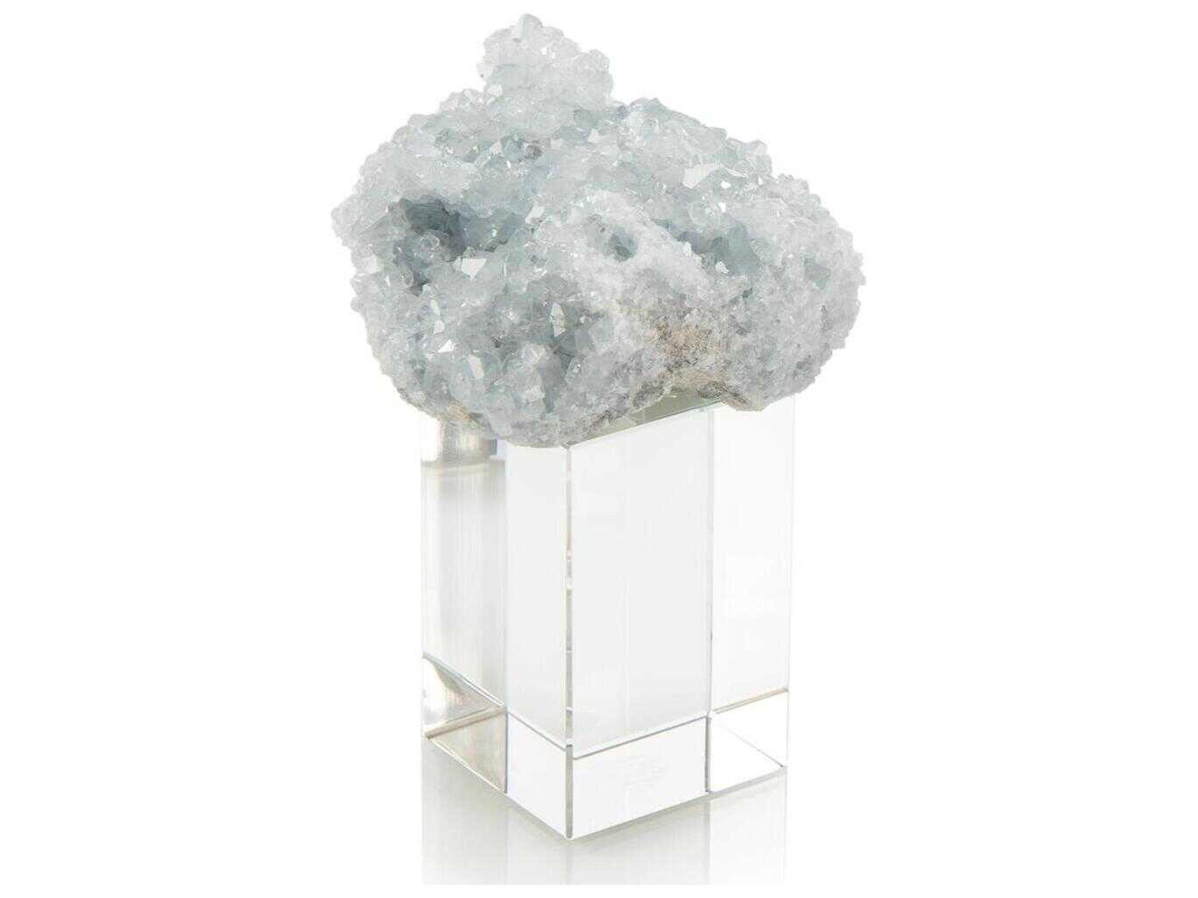John Richard Celestite On Crystal