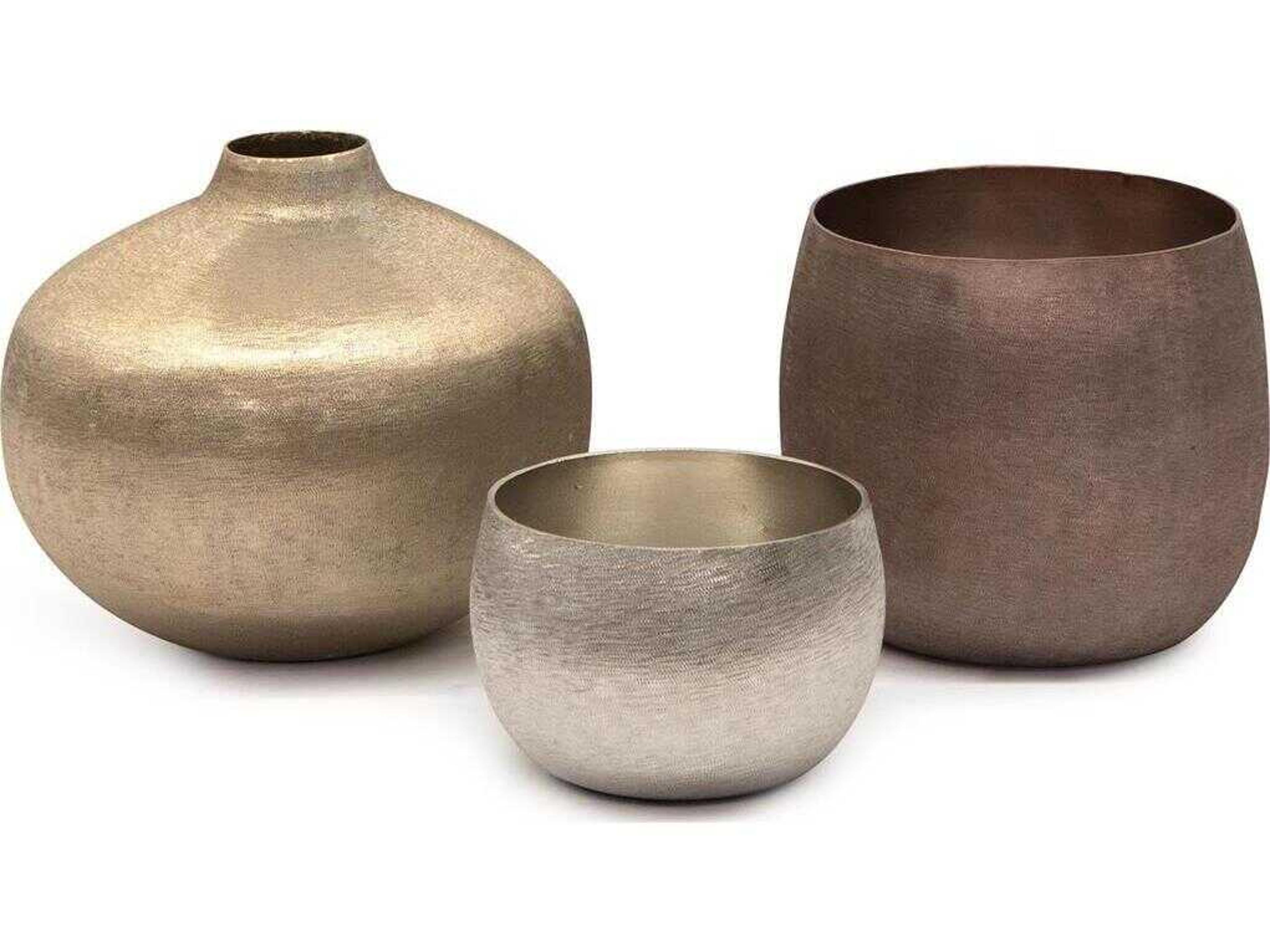 John Richard Mint Medlet Artisan Vase Set of 3