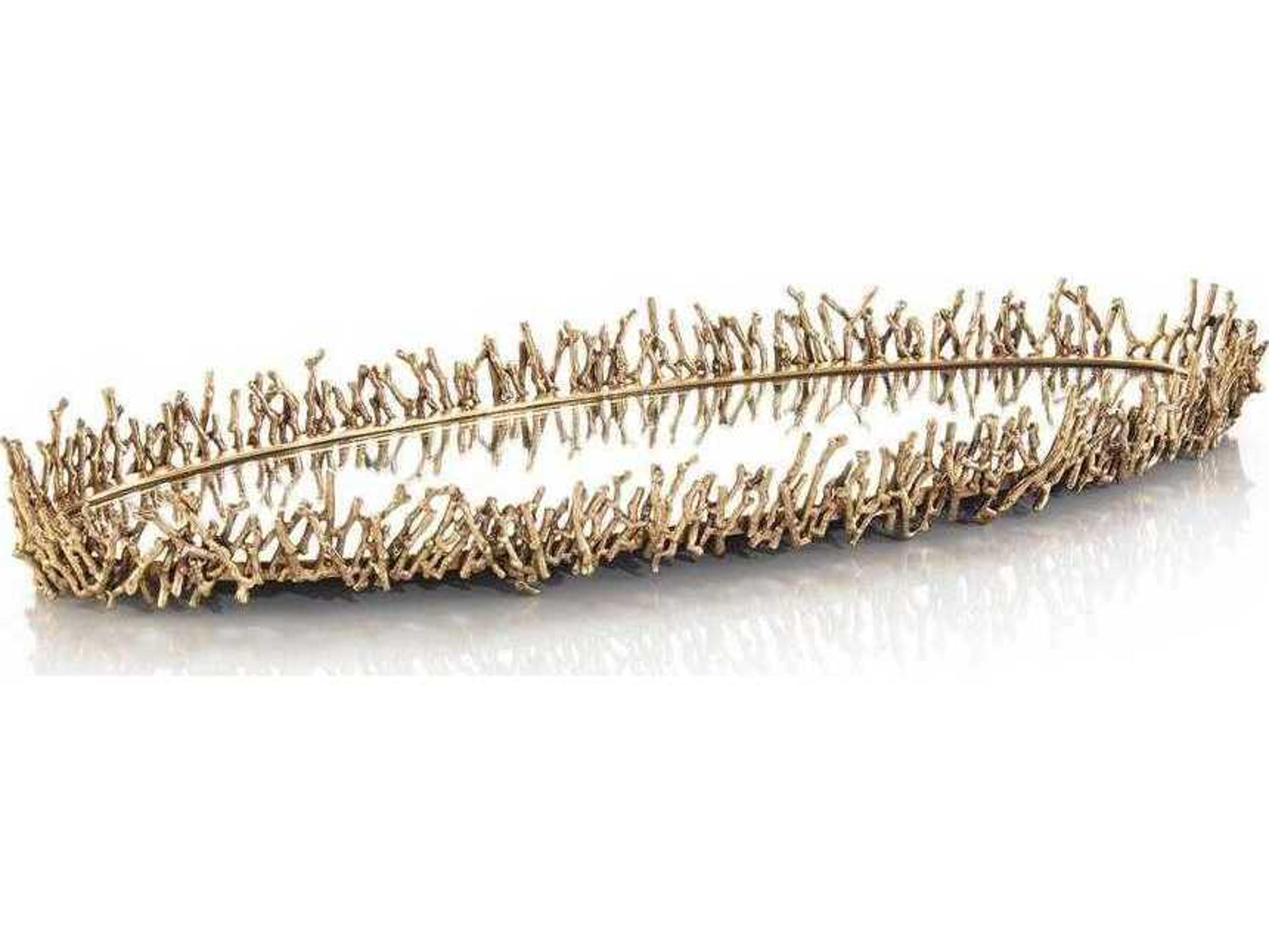 John Richard Studded in Twigs Plateau Serving Tray