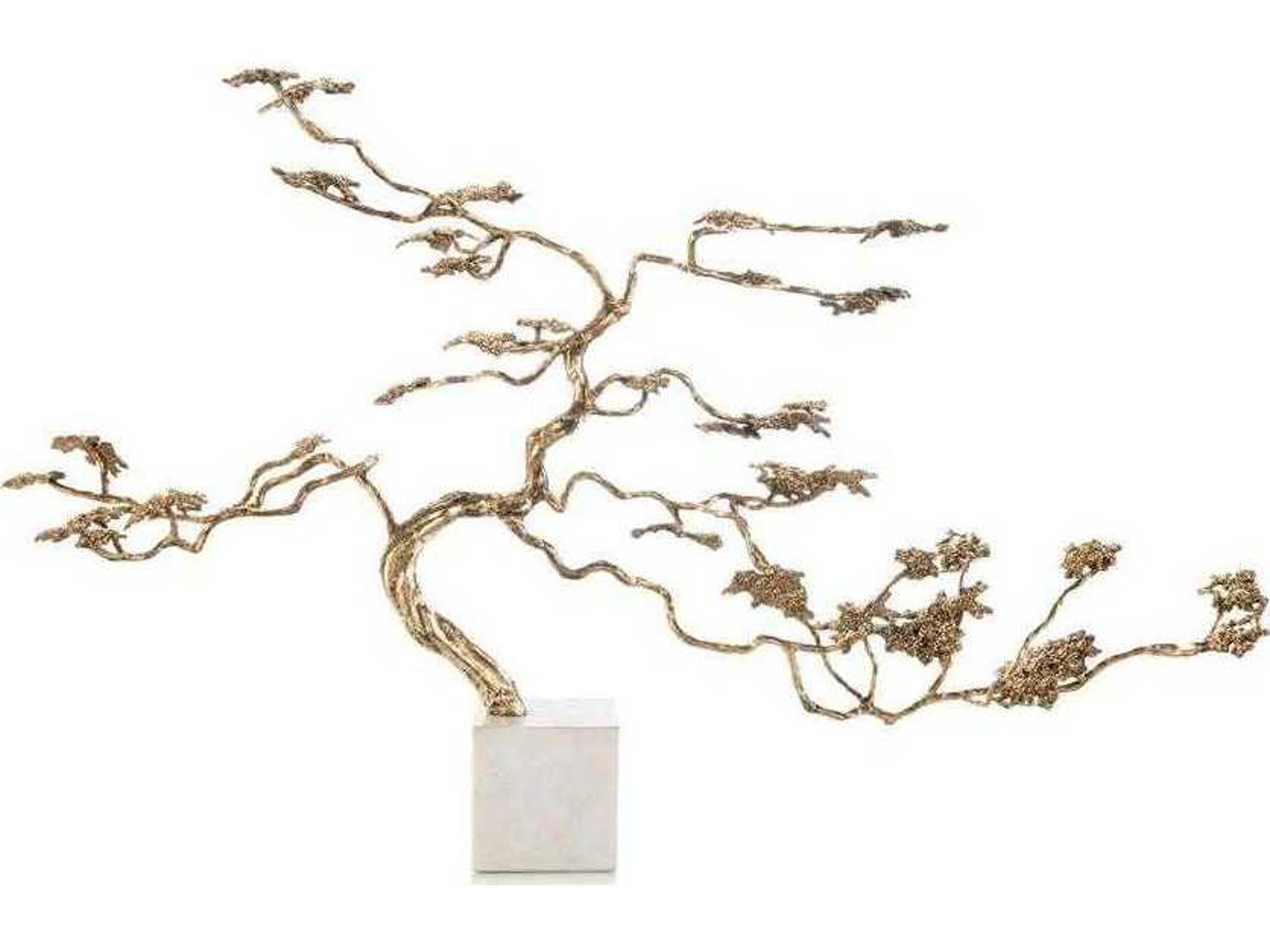 John Richard Brass Bonsai Sculpture