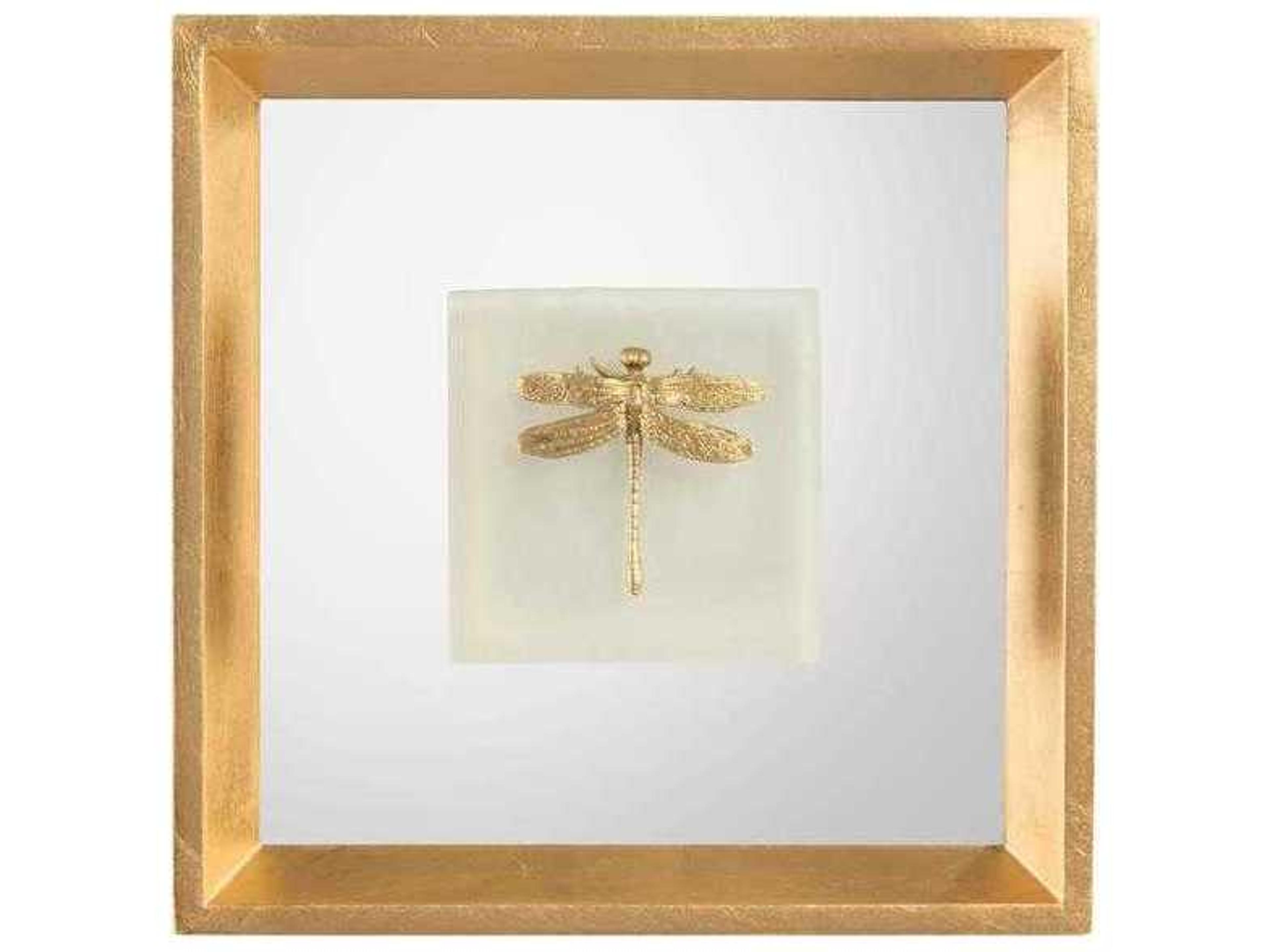 John Richard Dragon Fly on Alabaster Wall Art