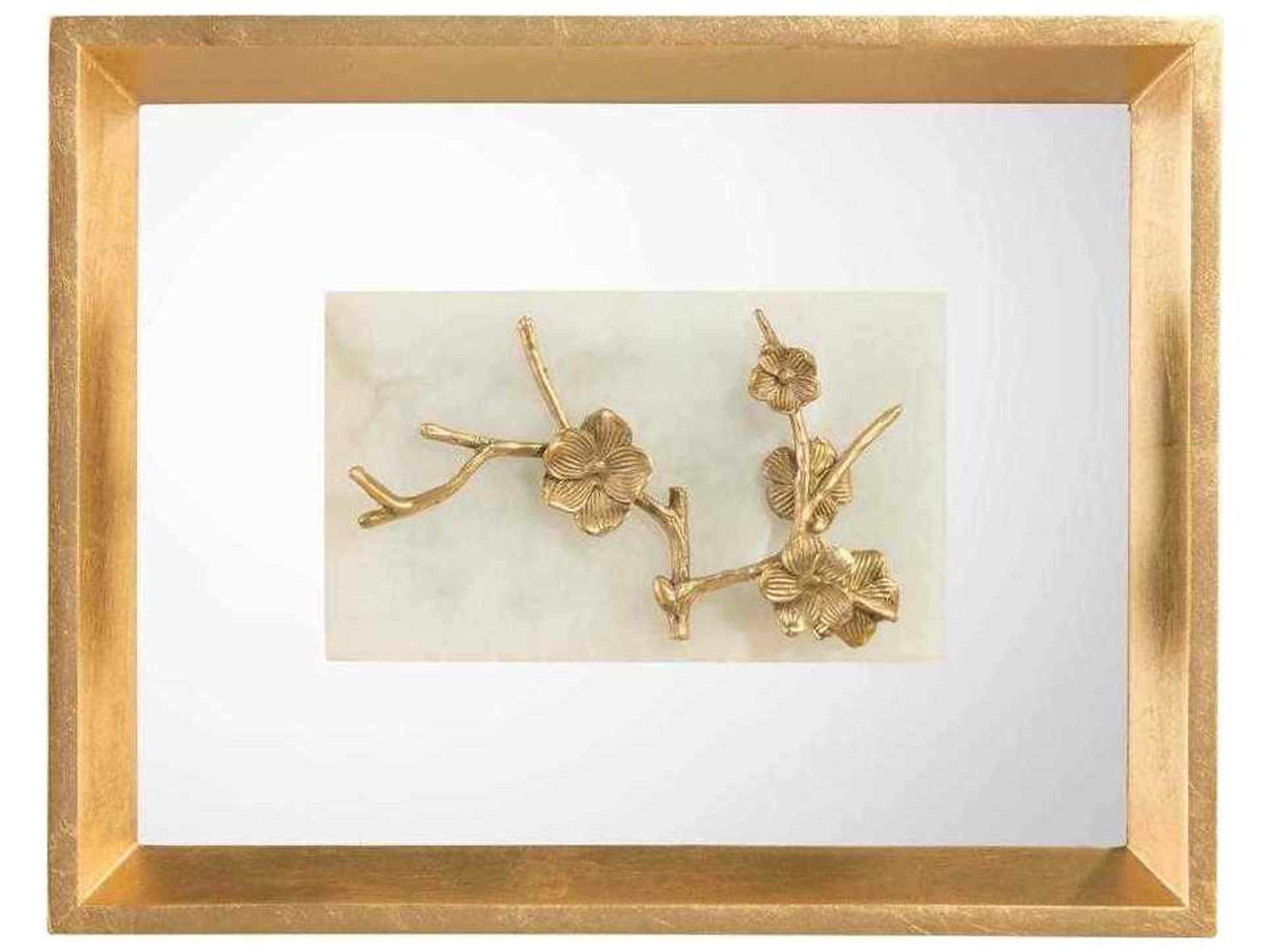 John Richard Budded Branch on Alabaster Wall Art