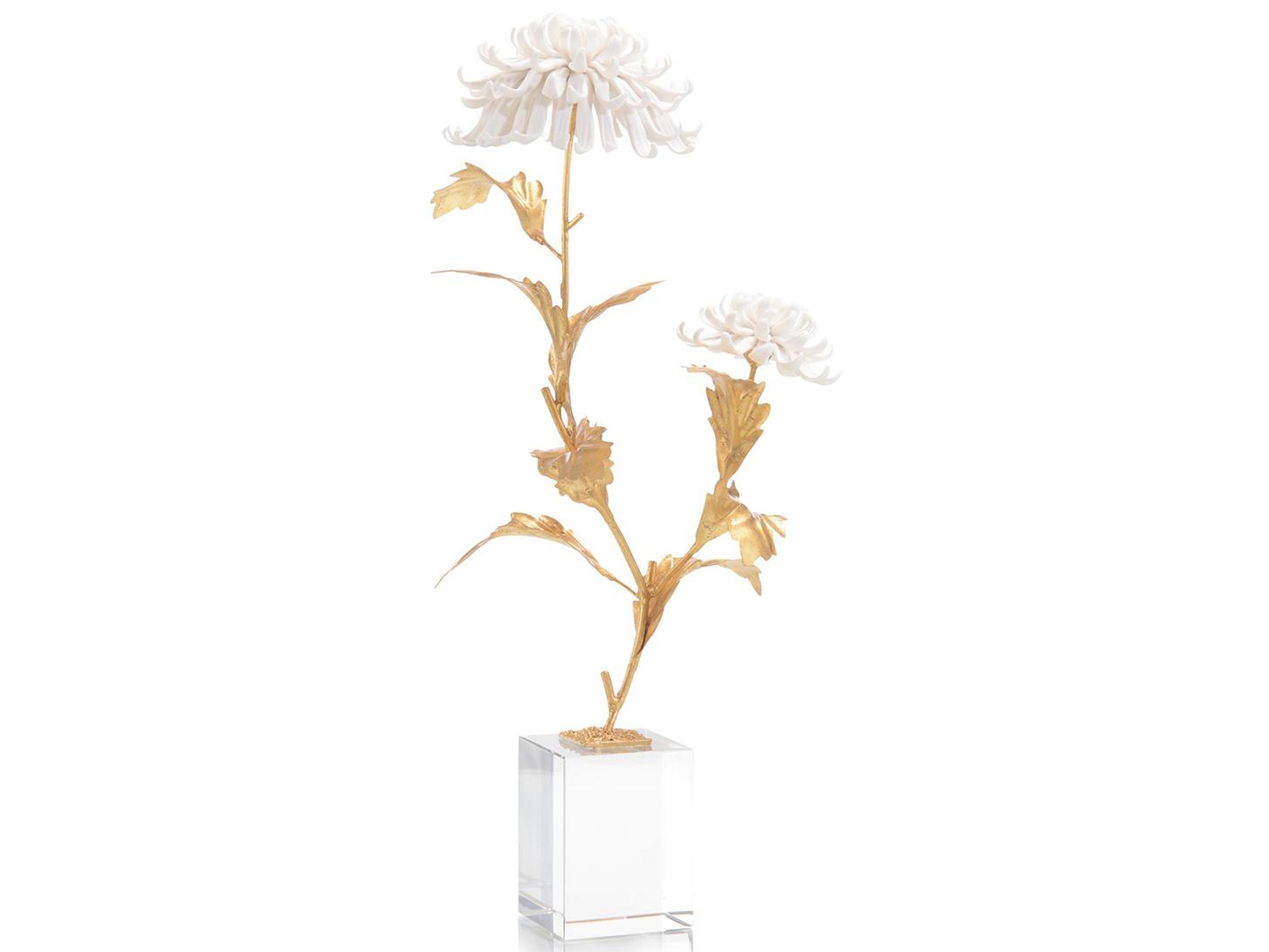 John Richard Gold Avignon Chrysanthemums Sculpture